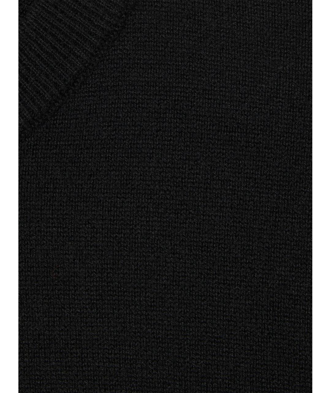 GUCCI Черный шерстяной кардиган, фото 5