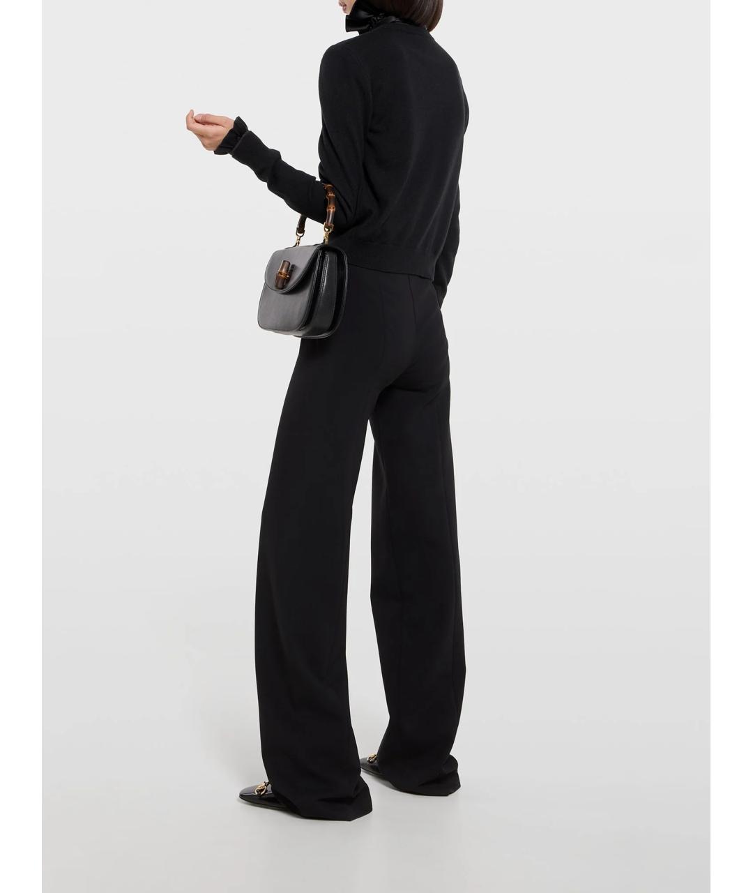 GUCCI Черный шерстяной кардиган, фото 4