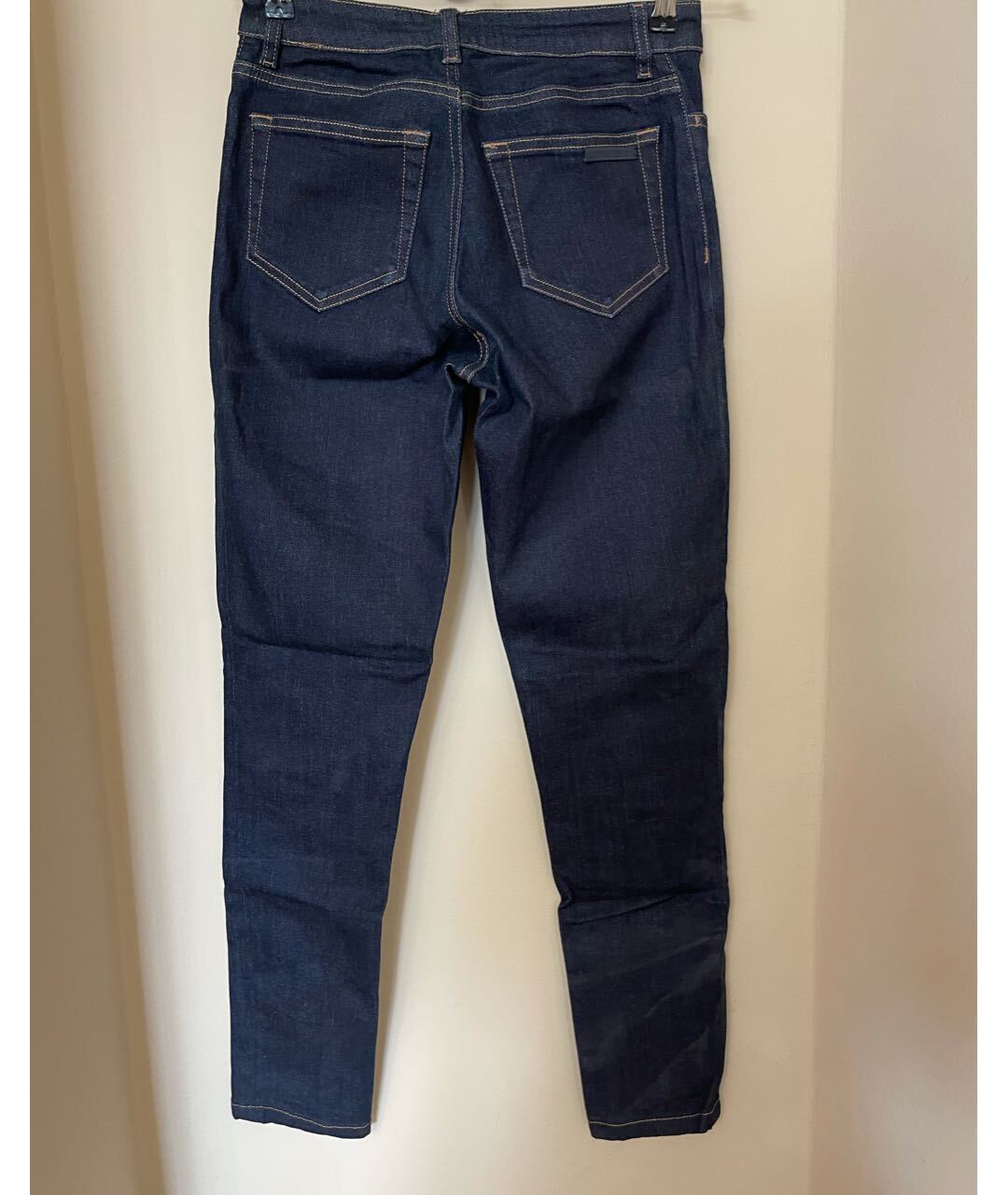 PRADA Темно-синие хлопковые джинсы слим, фото 2