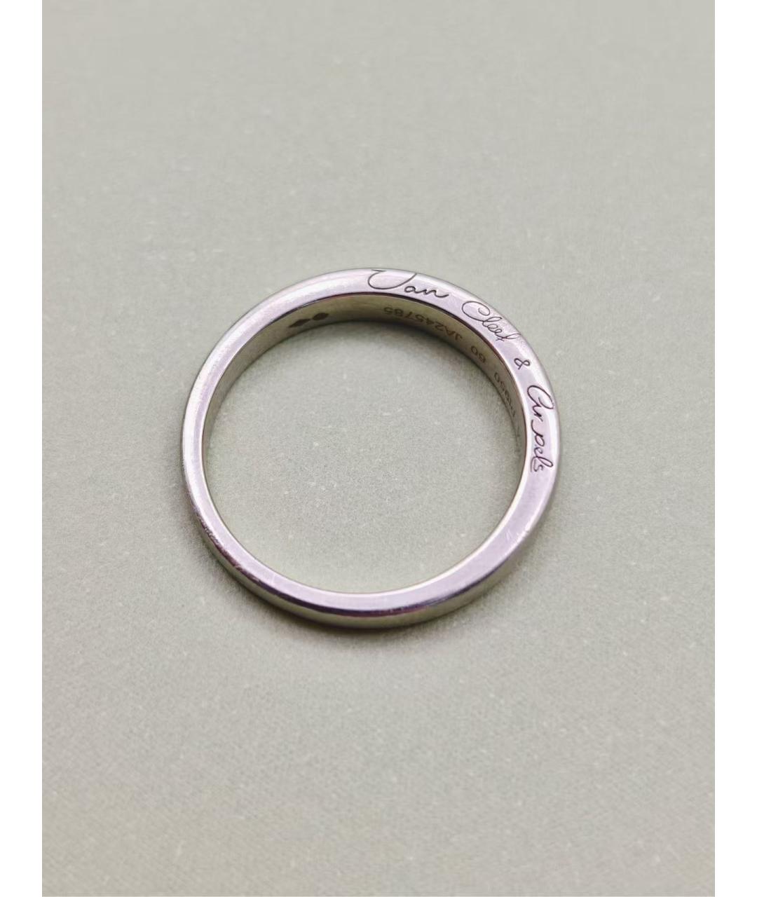 VAN CLEEF & ARPELS Серебряное платиновое кольцо, фото 5