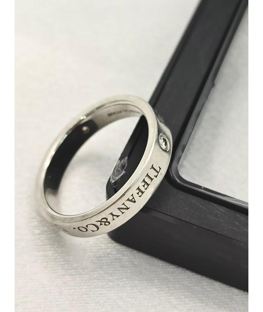 TIFFANY&CO Серебряное платиновое кольцо, фото 3