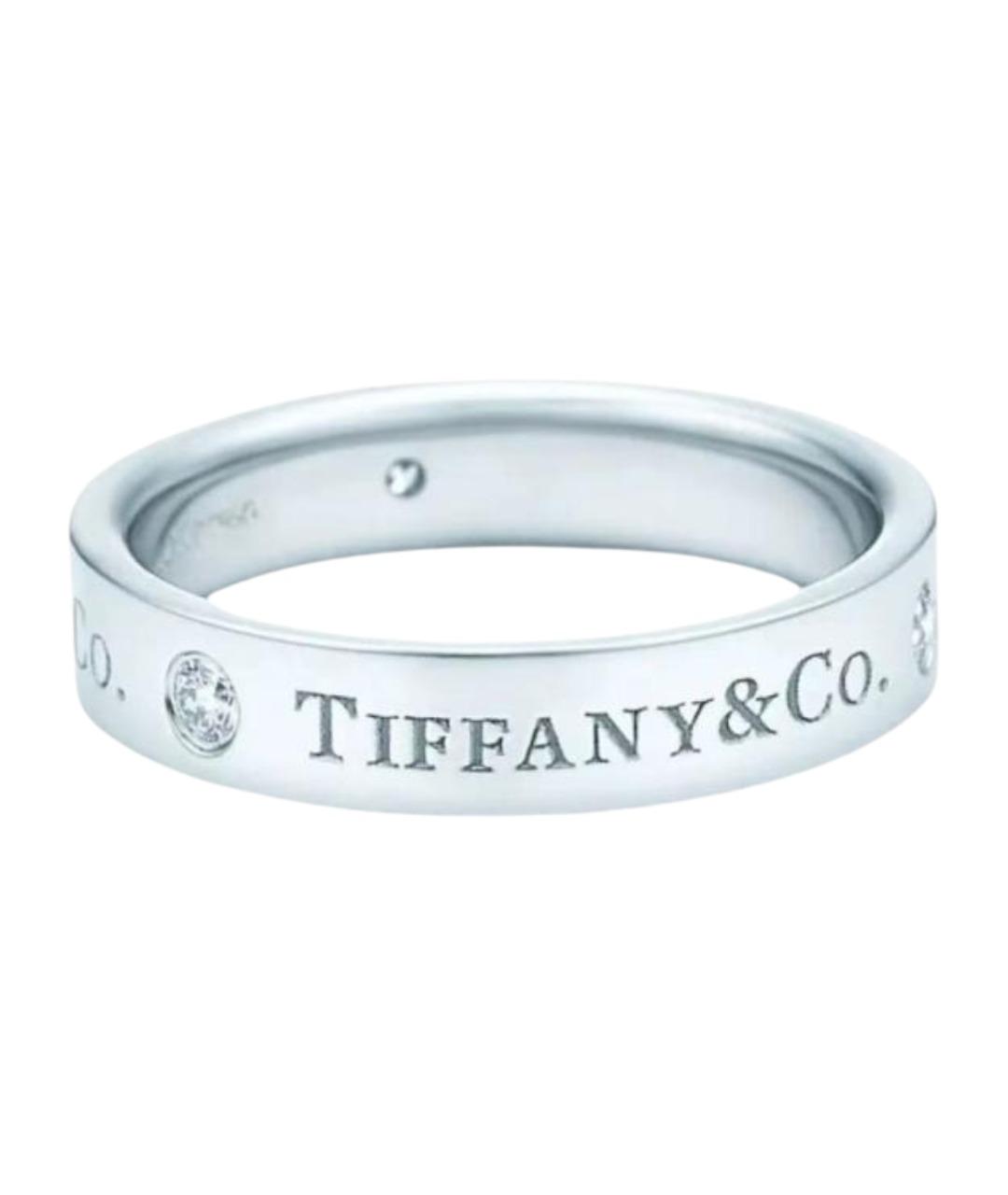 TIFFANY&CO Серебряное платиновое кольцо, фото 1