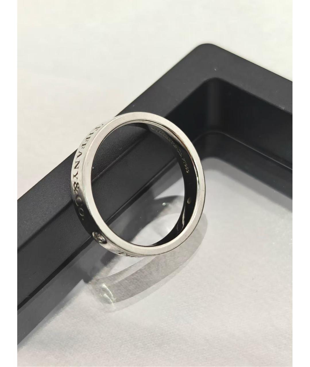 TIFFANY&CO Серебряное платиновое кольцо, фото 4