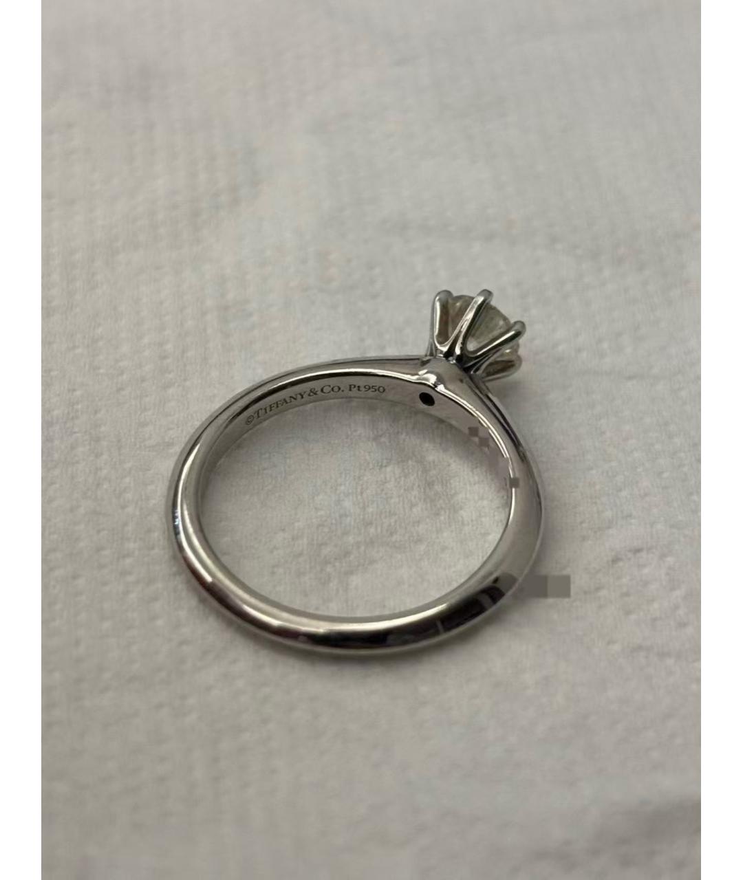 TIFFANY&CO Серебряное платиновое кольцо, фото 3