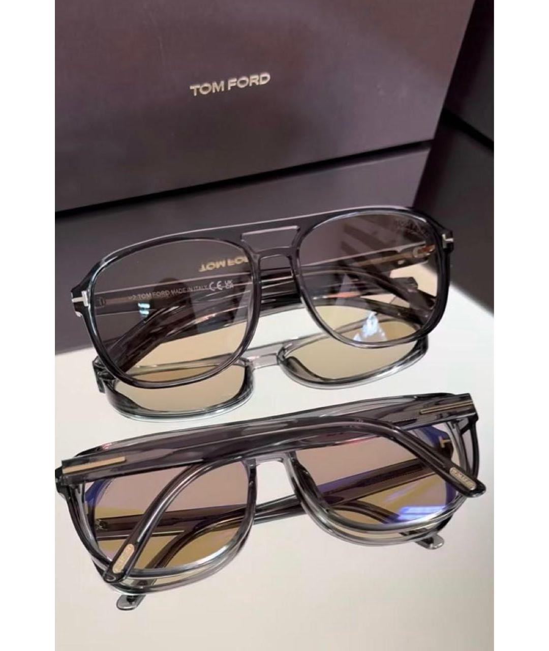 TOM FORD Пластиковые солнцезащитные очки, фото 3
