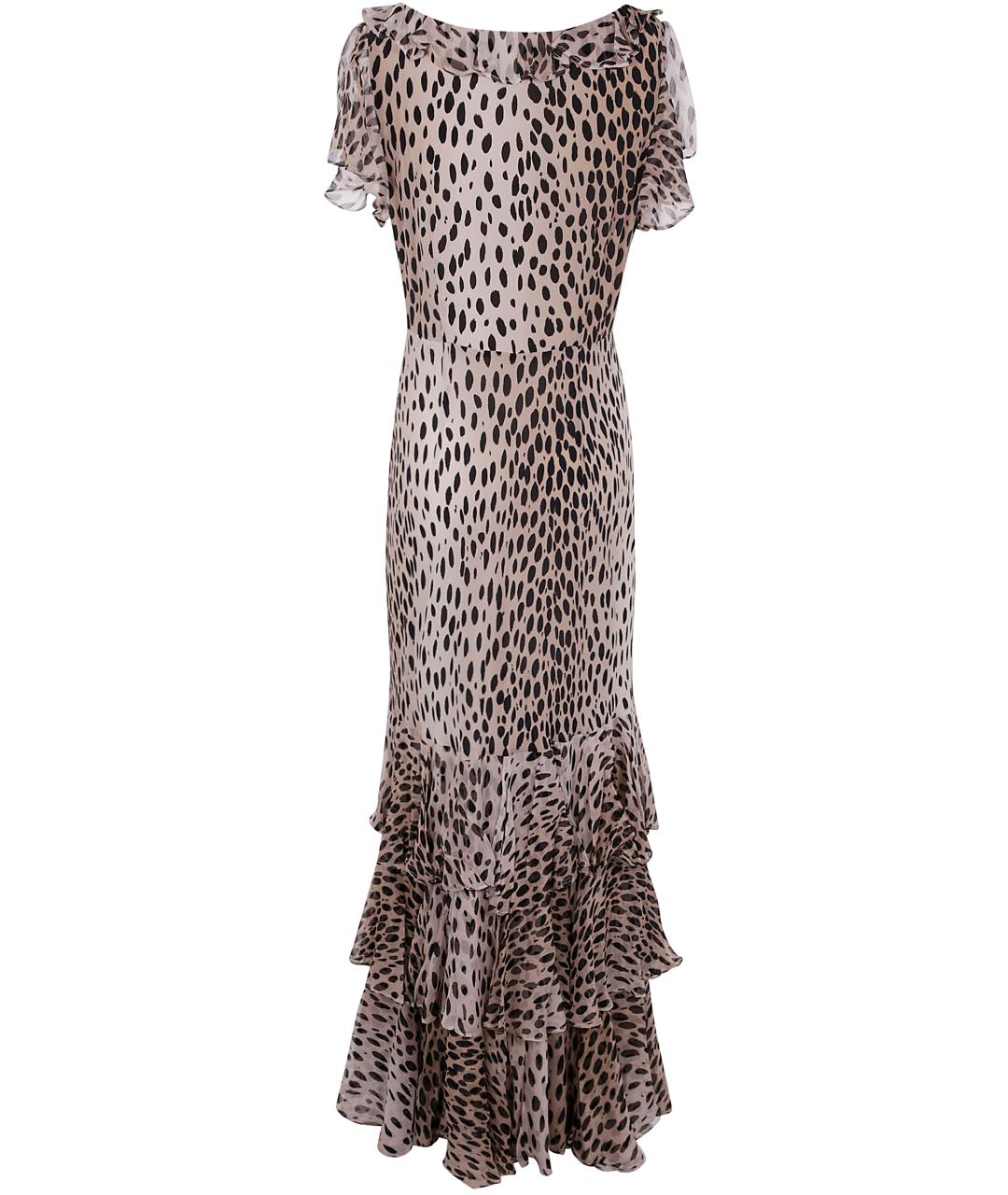 RIXO Мульти шелковое повседневное платье, фото 2