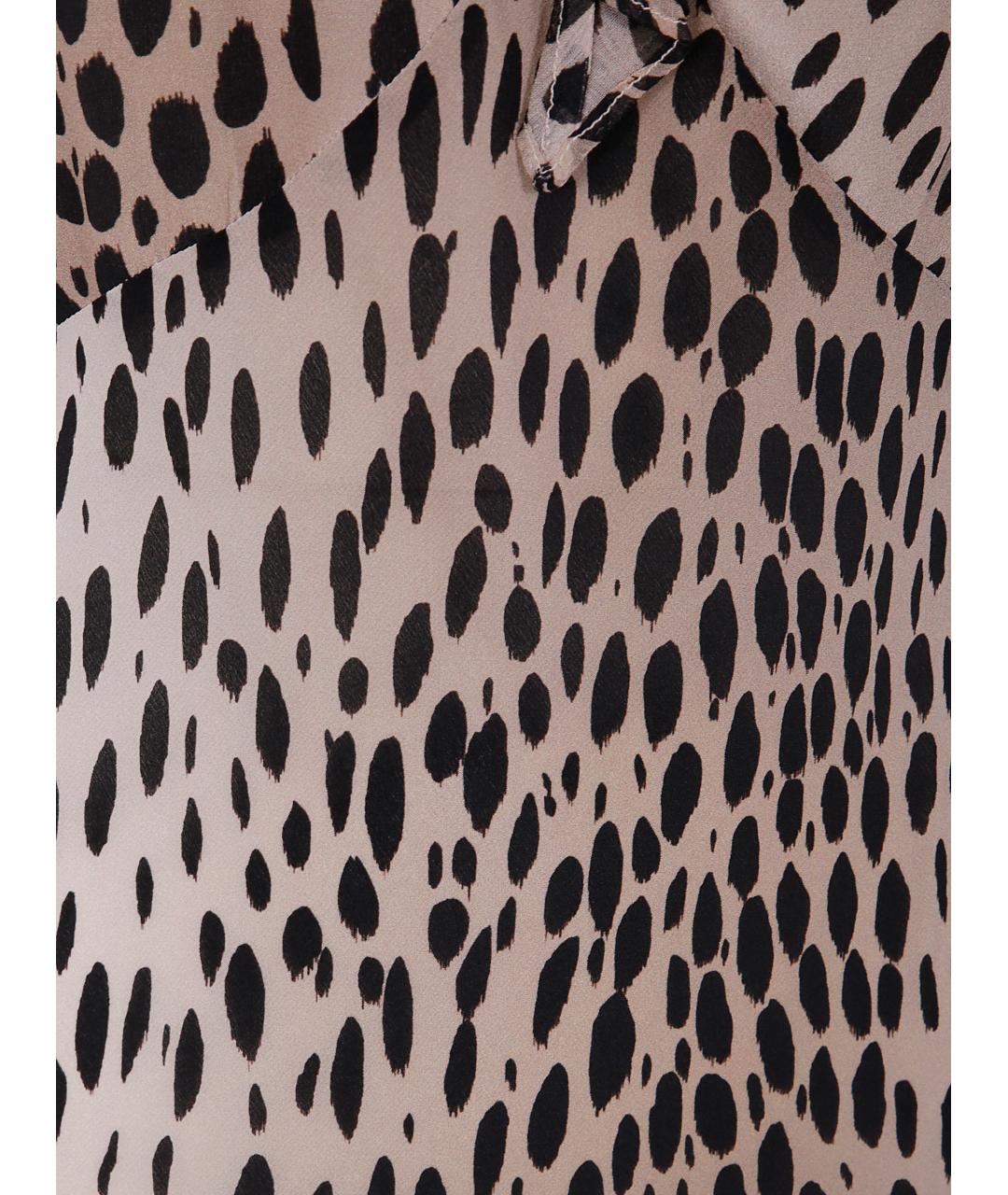 RIXO Мульти шелковое повседневное платье, фото 3