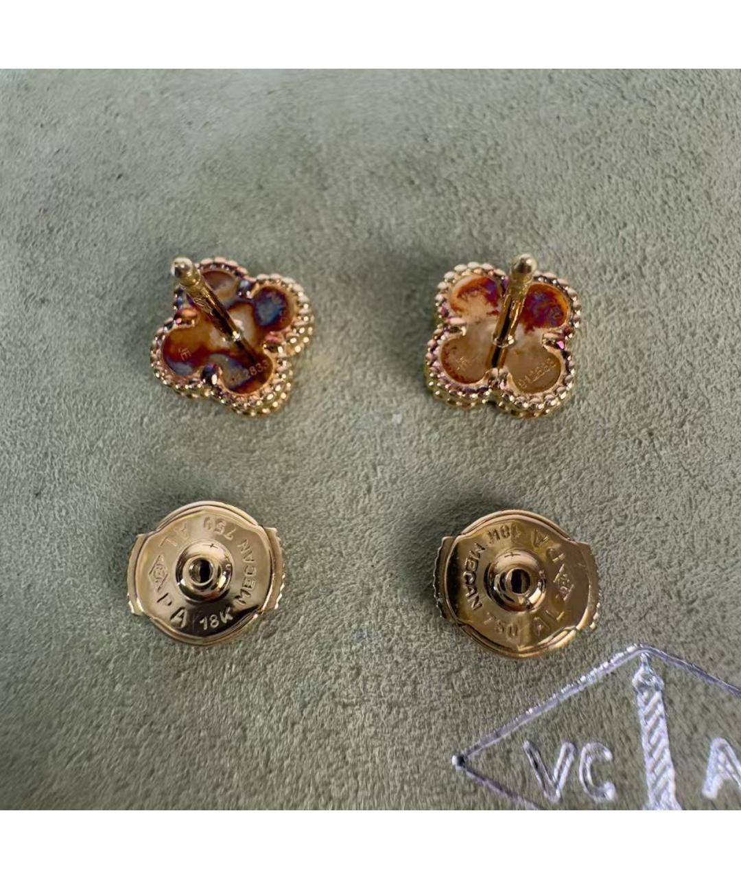 VAN CLEEF & ARPELS Золотые серьги из желтого золота, фото 6