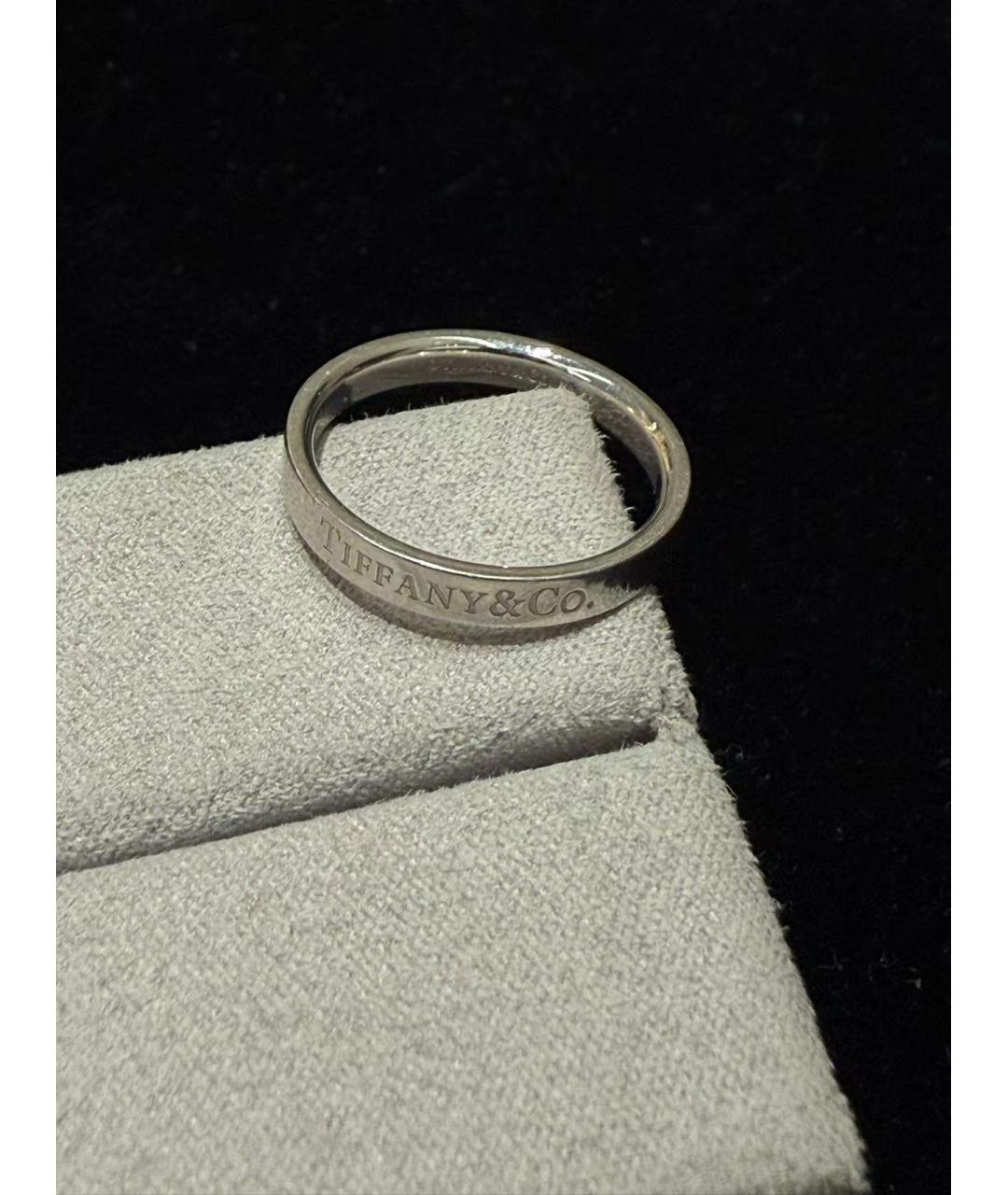 TIFFANY&CO Серебряное платиновое кольцо, фото 5