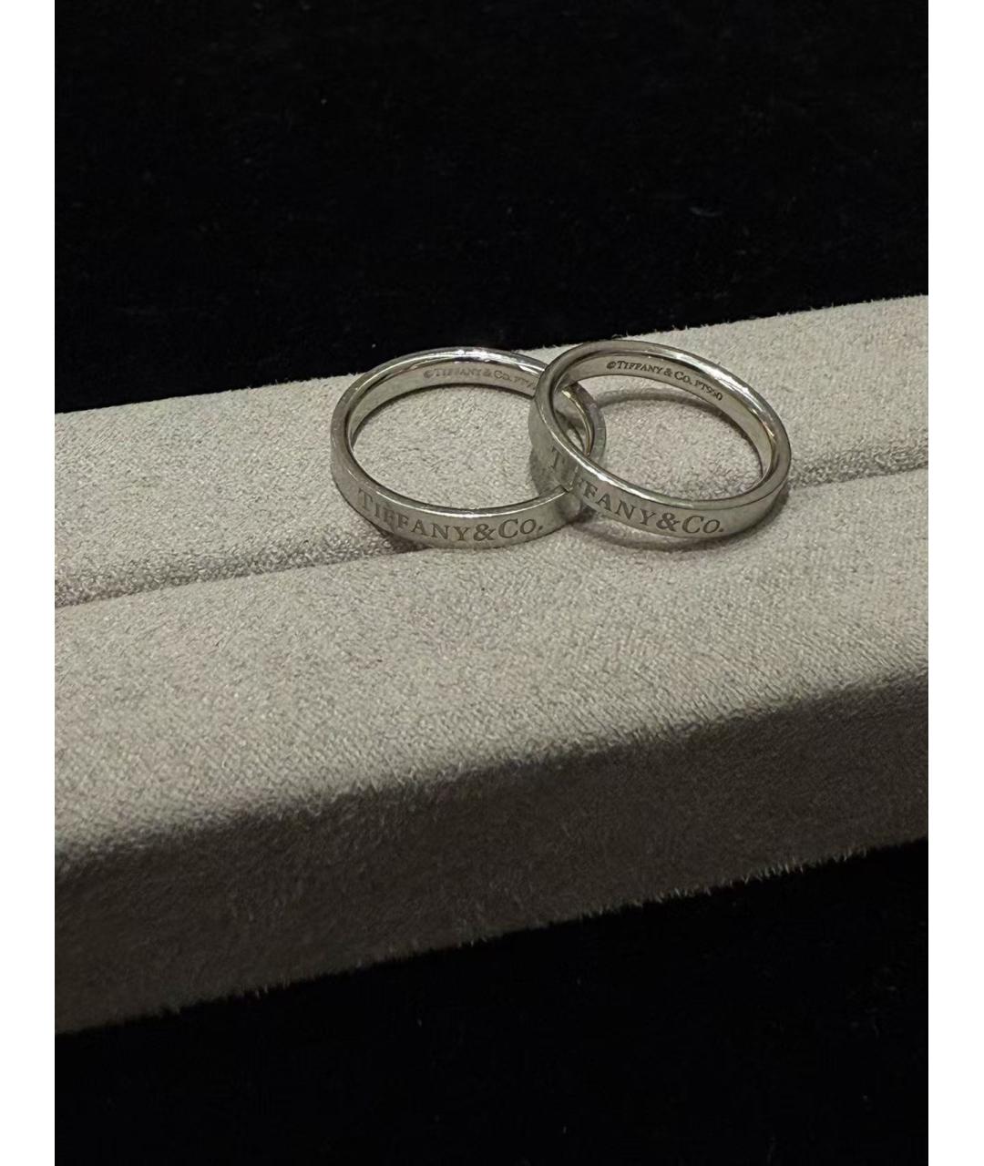 TIFFANY&CO Серебряное платиновое кольцо, фото 3