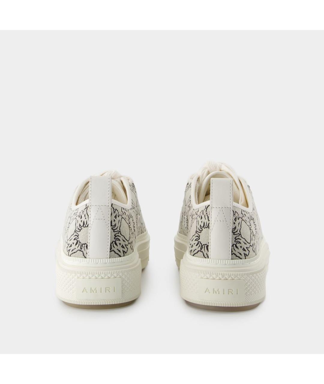 AMIRI Серые текстильные низкие кроссовки / кеды, фото 3