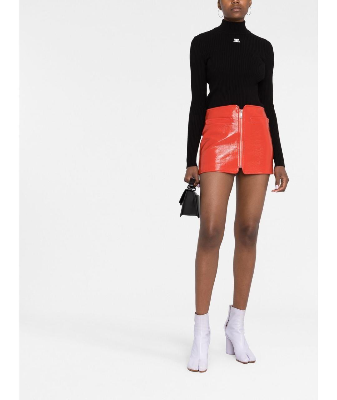 COURREGES Черная хлопковая водолазка, фото 5