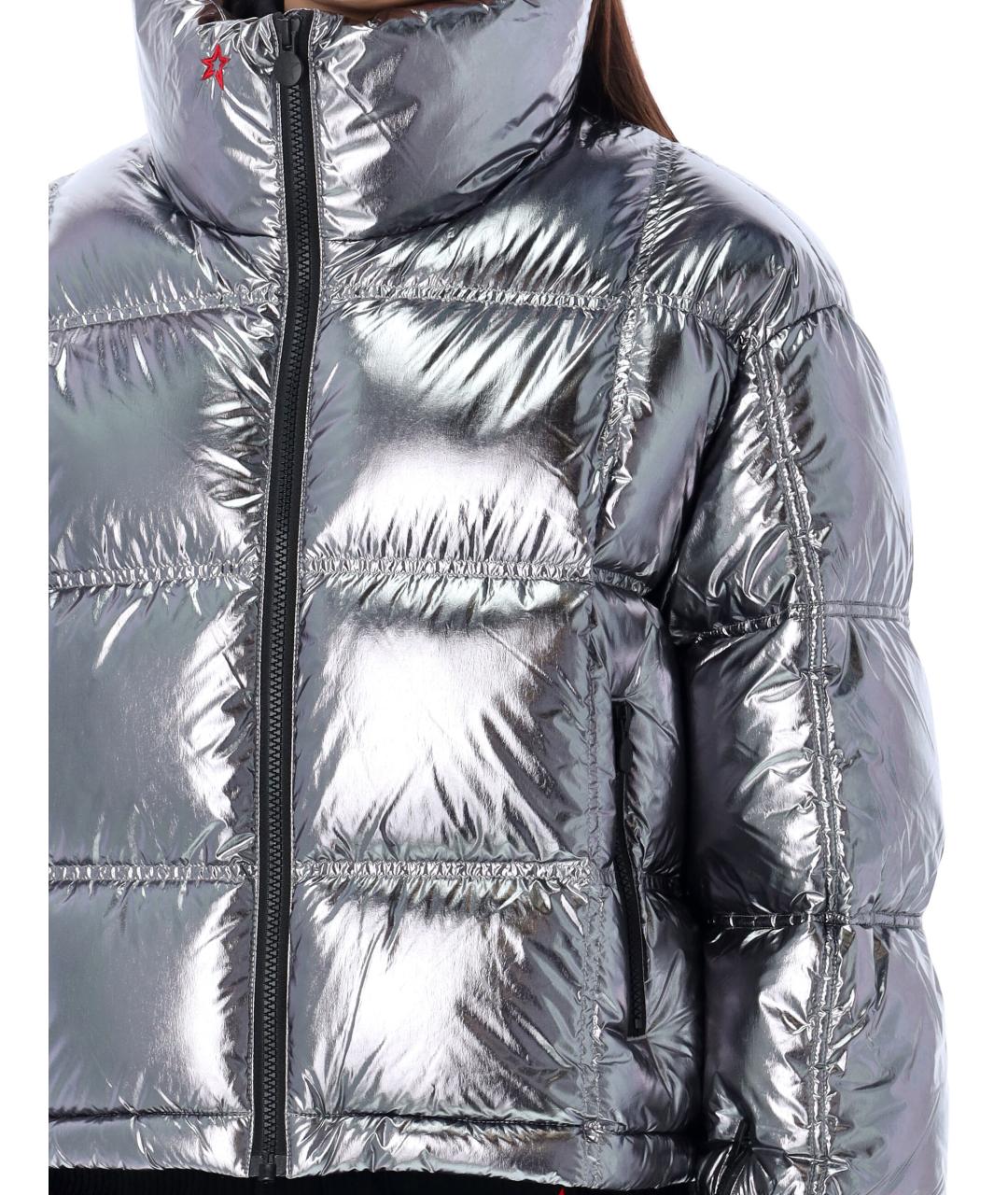 PERFECT MOMENT Серебрянный полиамидовый пуховик, фото 3