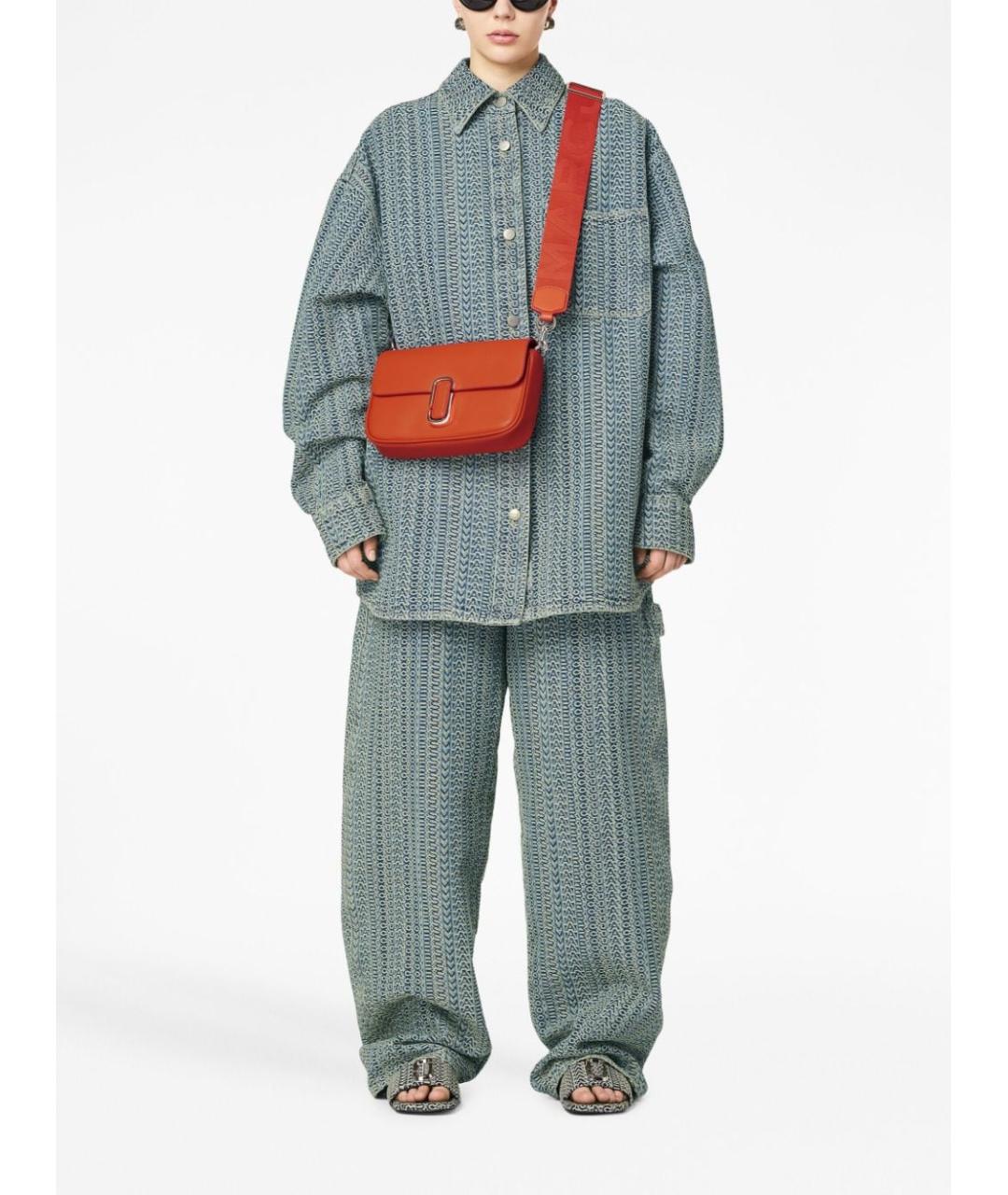 MARC JACOBS Красная кожаная сумка через плечо, фото 5