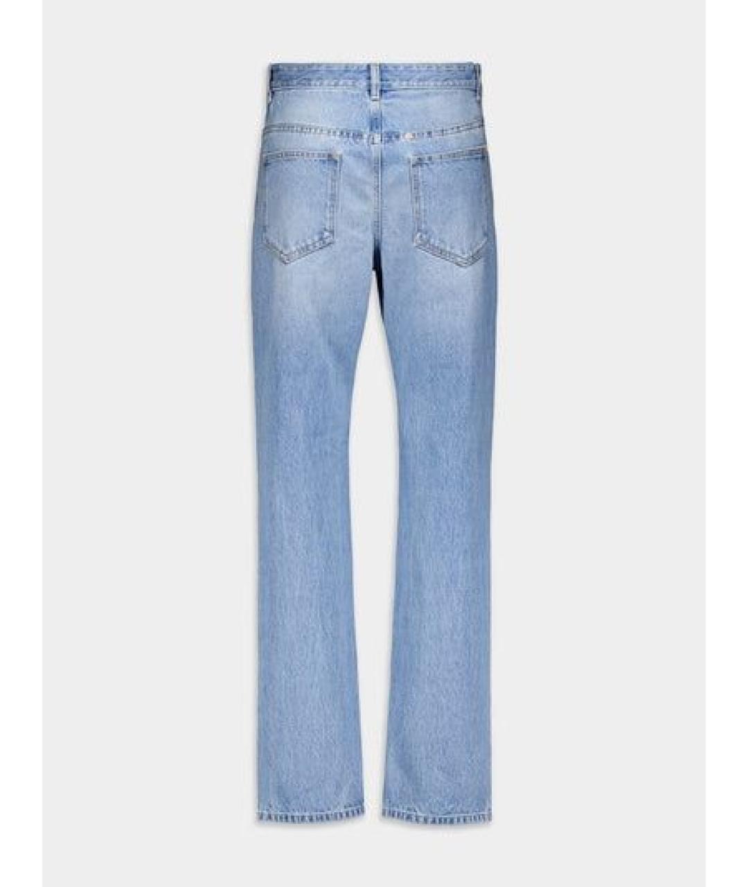 GIVENCHY Голубые хлопковые прямые джинсы, фото 2