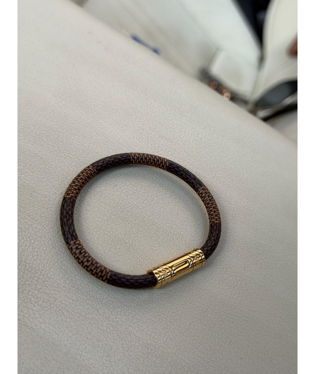 LOUIS VUITTON Коричневый браслет, фото 3