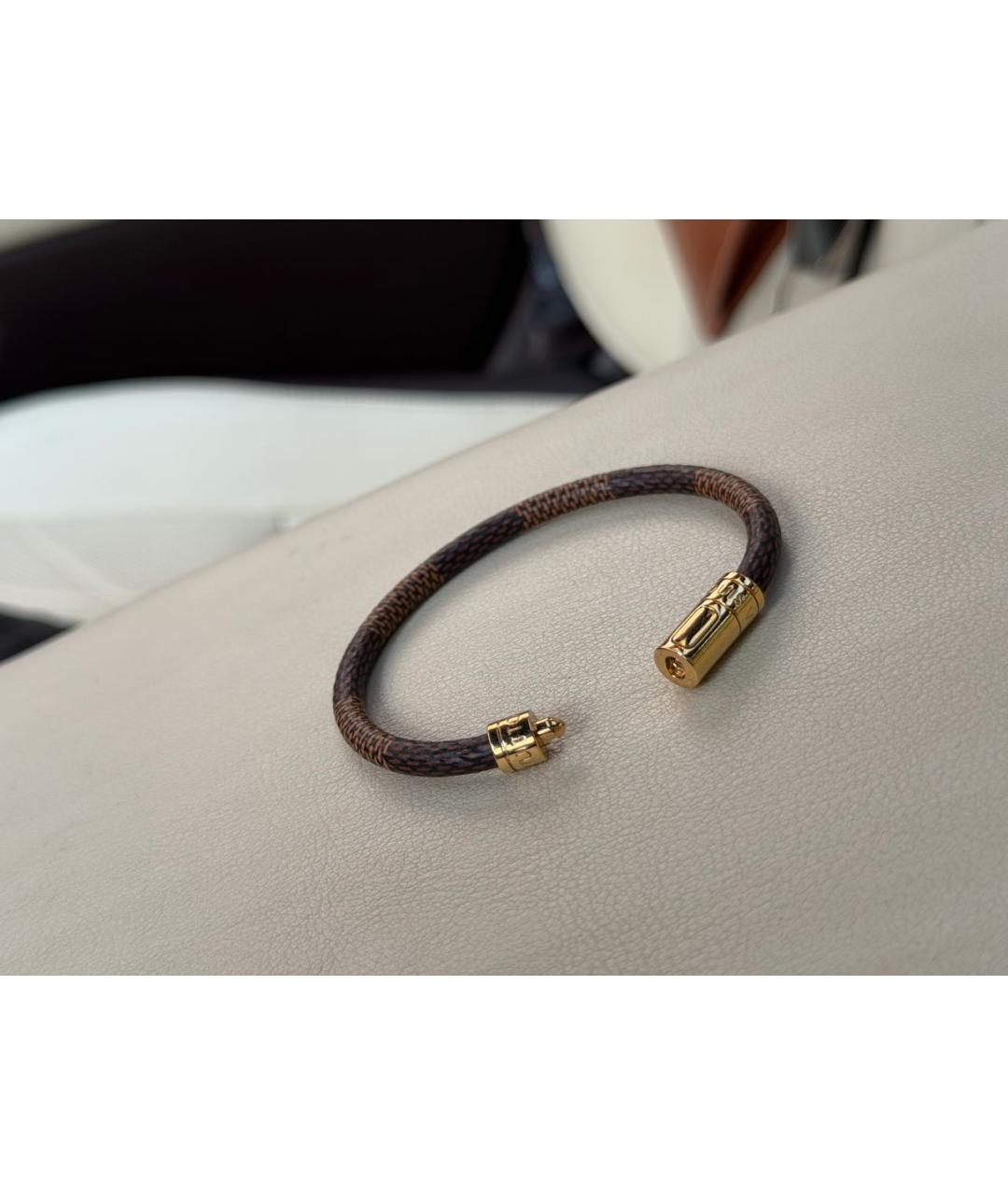 LOUIS VUITTON Коричневый браслет, фото 4