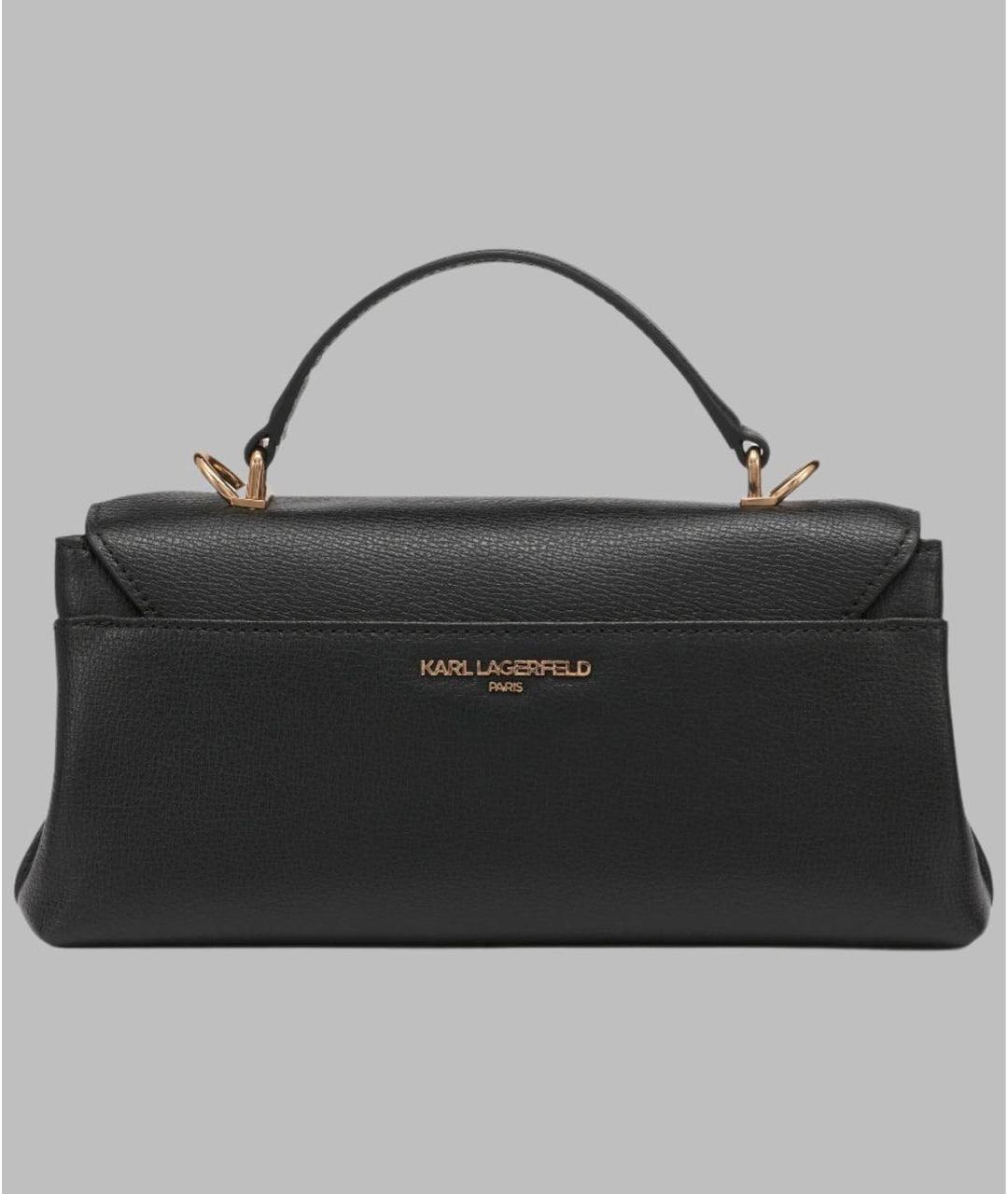 KARL LAGERFELD Черная сумка через плечо, фото 3