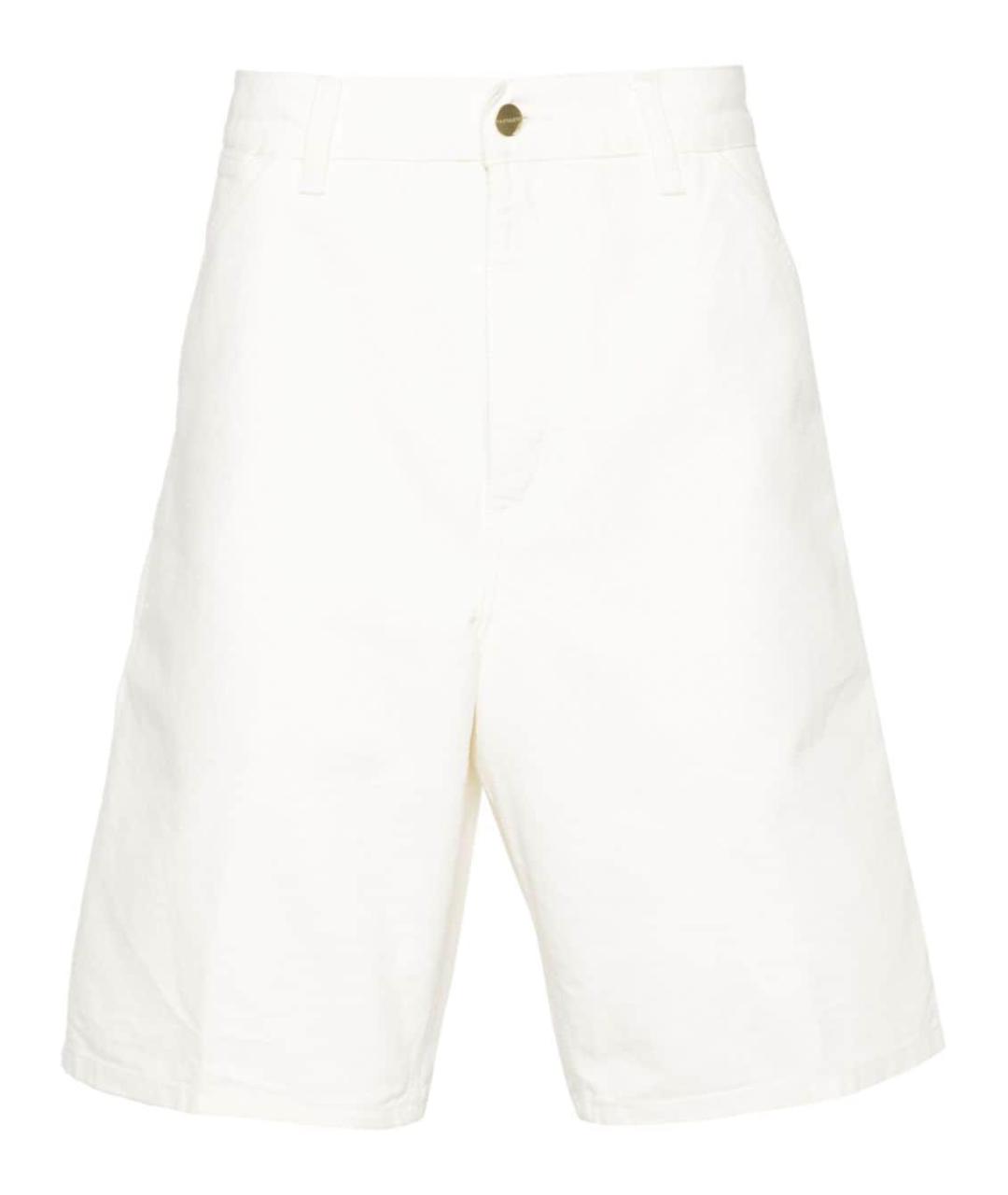 CARHARTT WIP Белые хлопковые шорты, фото 1