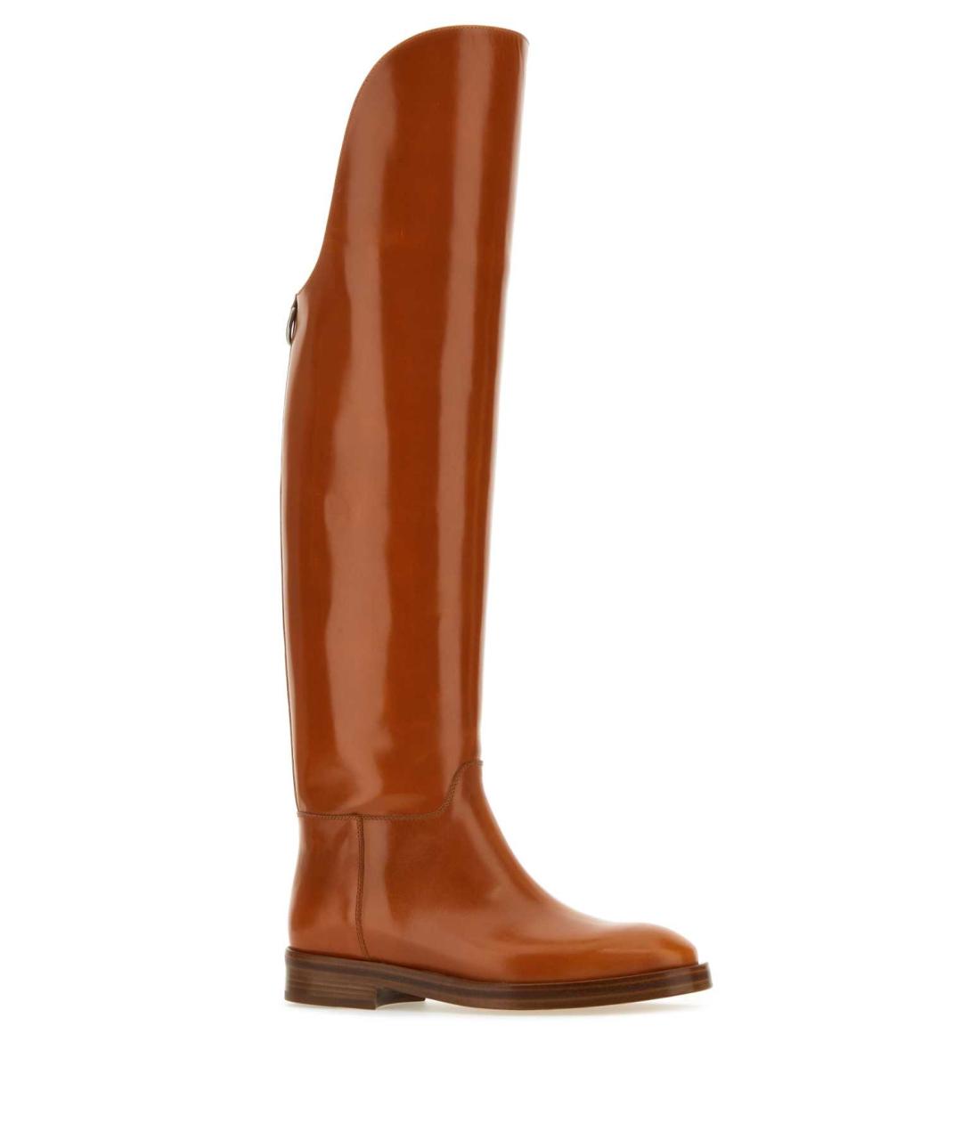 DURAZZI Коричневые кожаные сапоги, фото 2