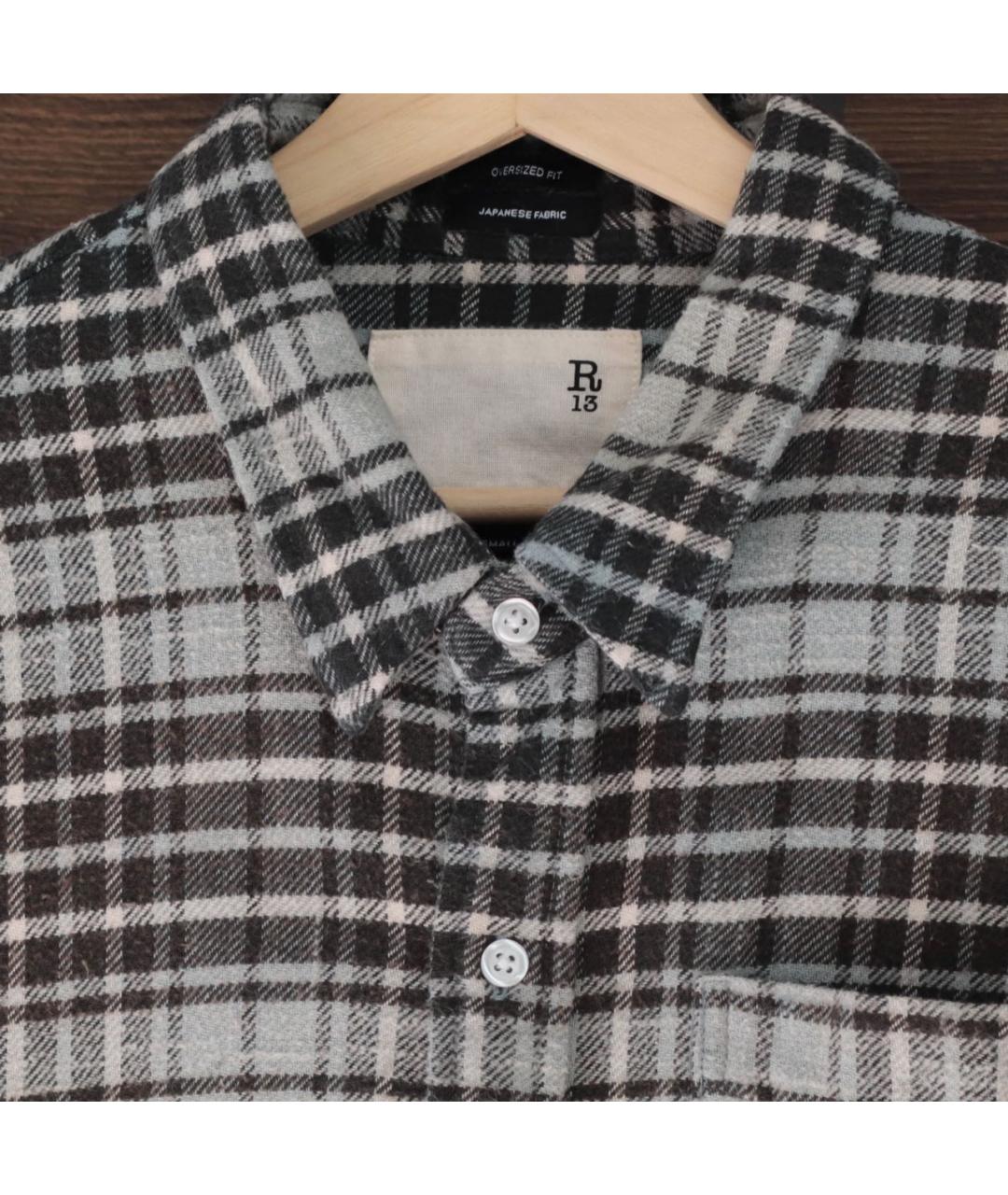 R13 Хлопковая рубашка, фото 5