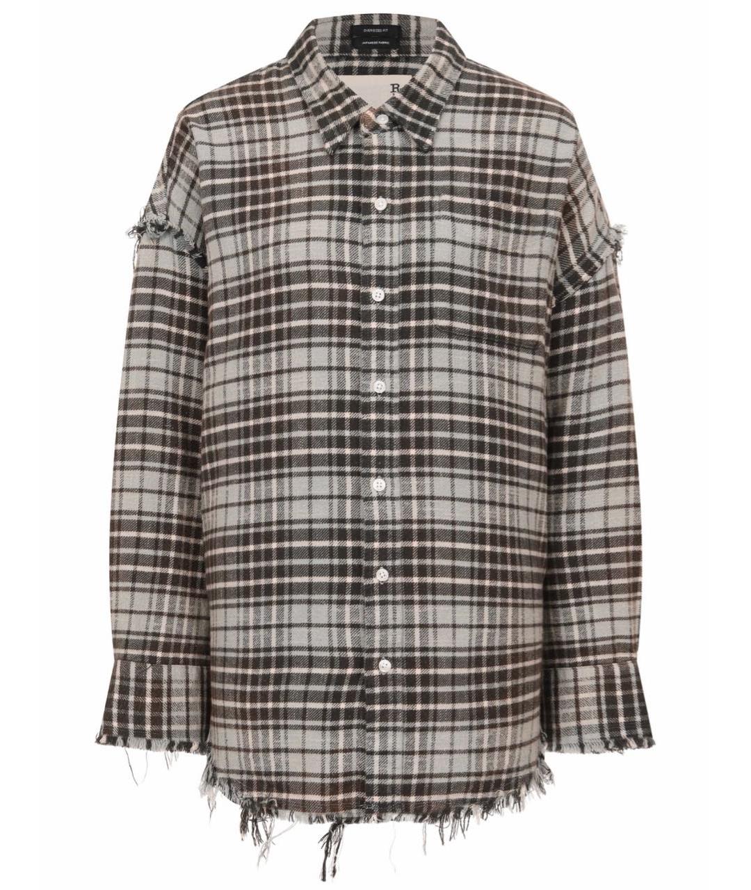 R13 Хлопковая рубашка, фото 9