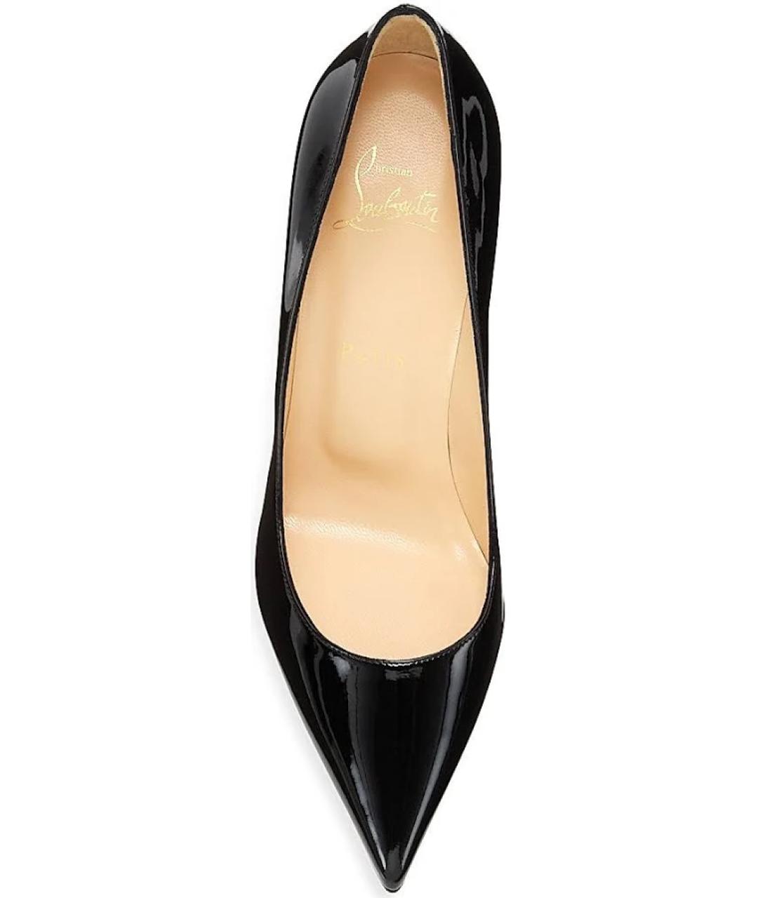 CHRISTIAN LOUBOUTIN Черные туфли из лакированной кожи, фото 3