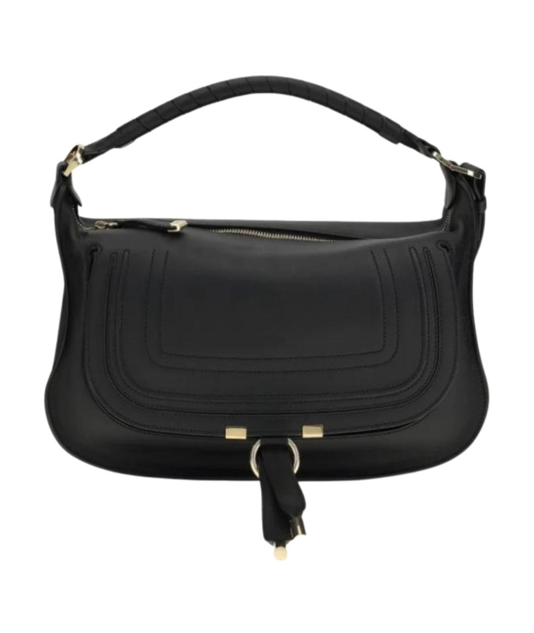 CHLOE Черная кожаная сумка через плечо, фото 1