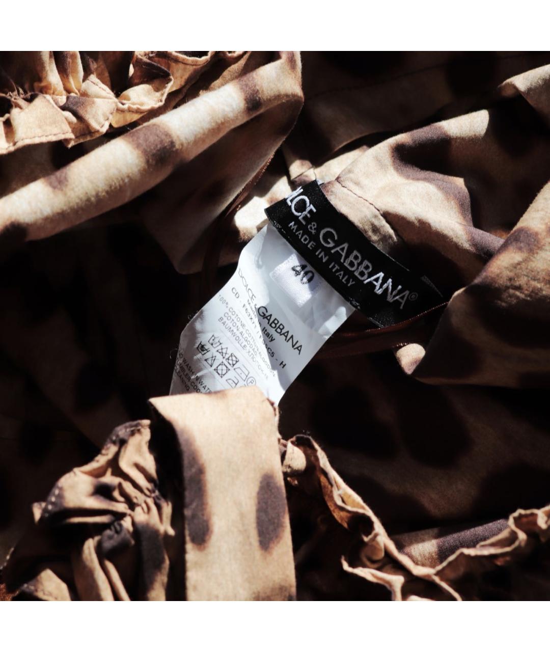 DOLCE&GABBANA Хлопковое повседневное платье, фото 4