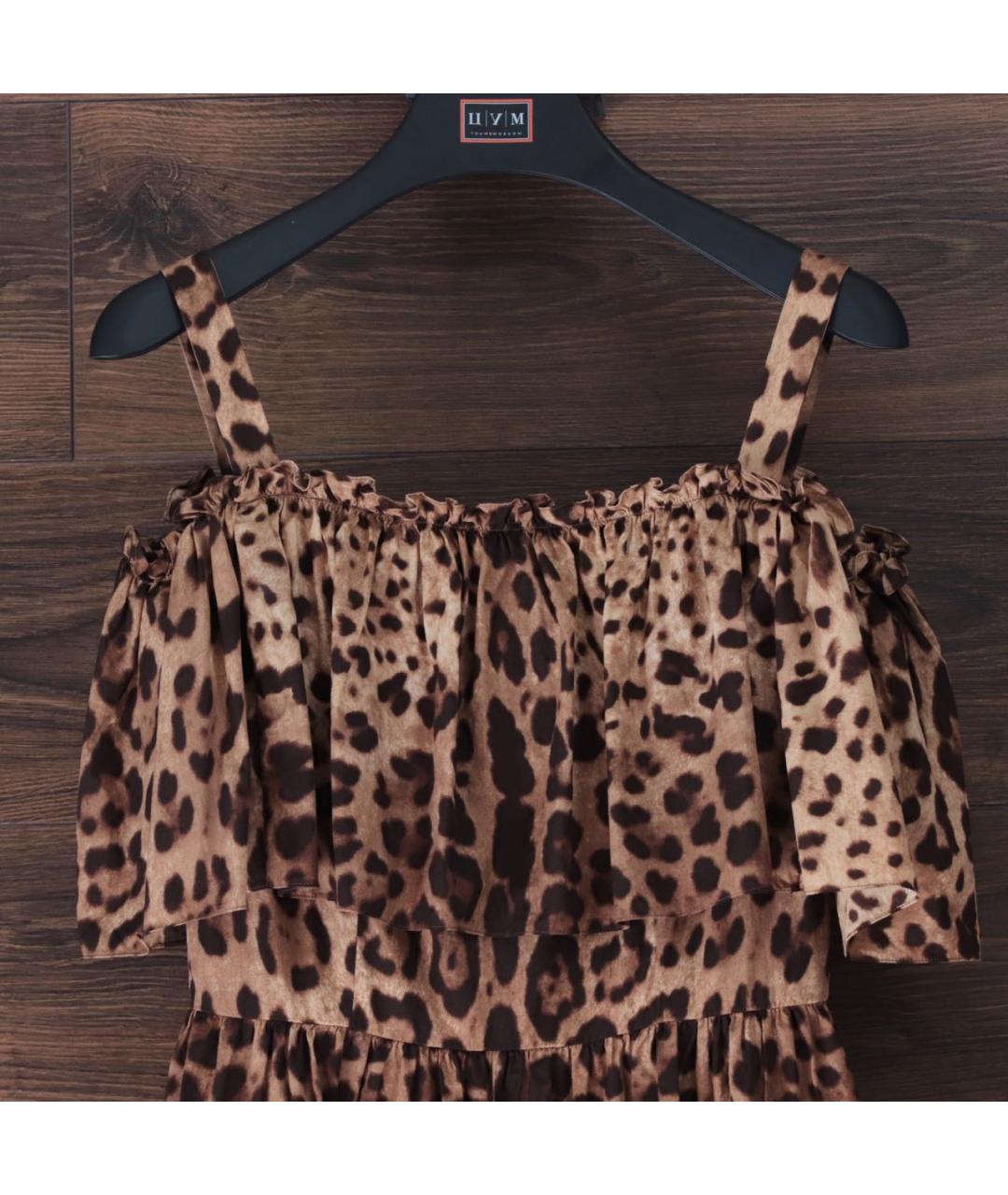 DOLCE&GABBANA Хлопковое повседневное платье, фото 5