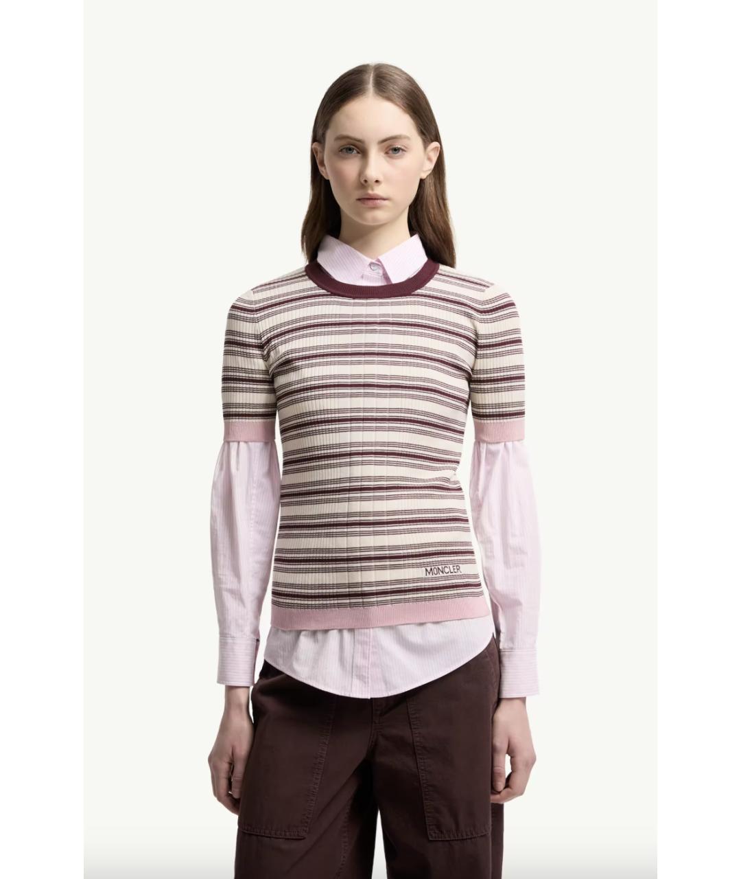 MONCLER Мульти хлопковый джемпер / свитер, фото 2