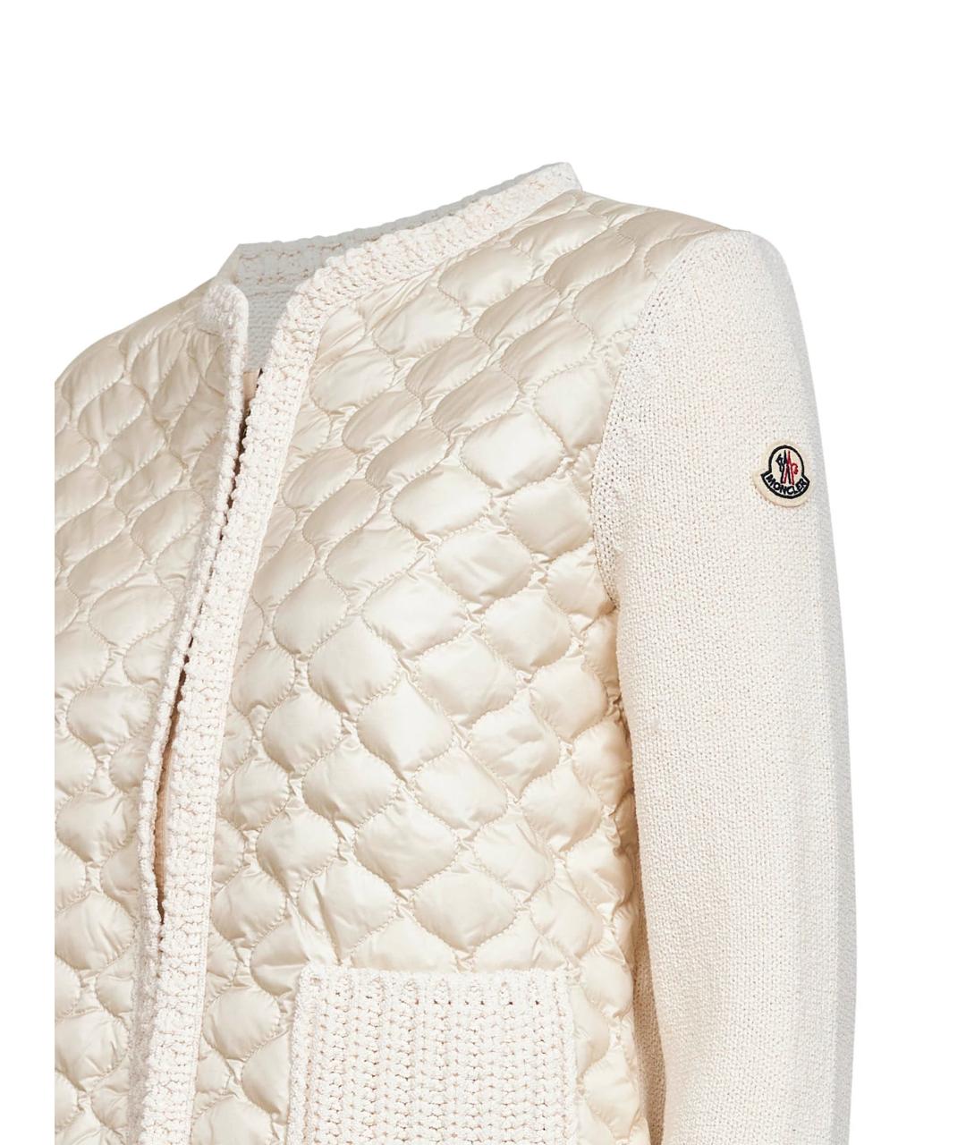 MONCLER Бежевый хлопковый кардиган, фото 3