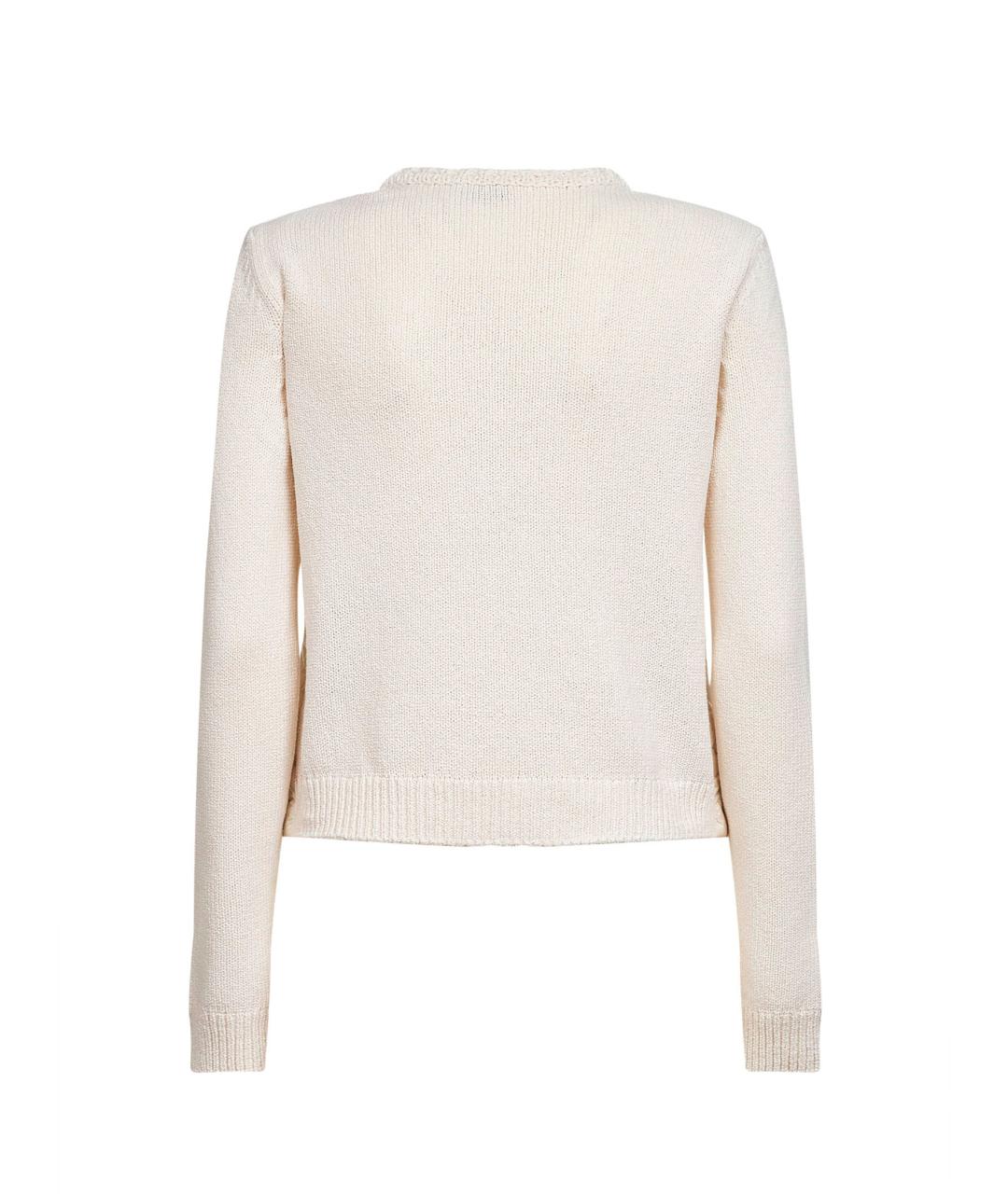 MONCLER Бежевый хлопковый кардиган, фото 2