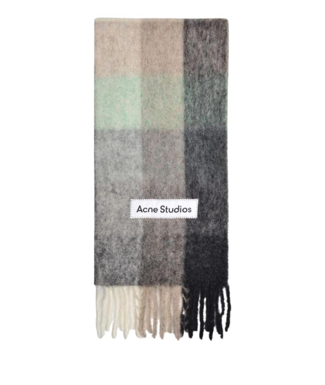 ACNE STUDIOS Мульти шерстяной шарф, фото 1