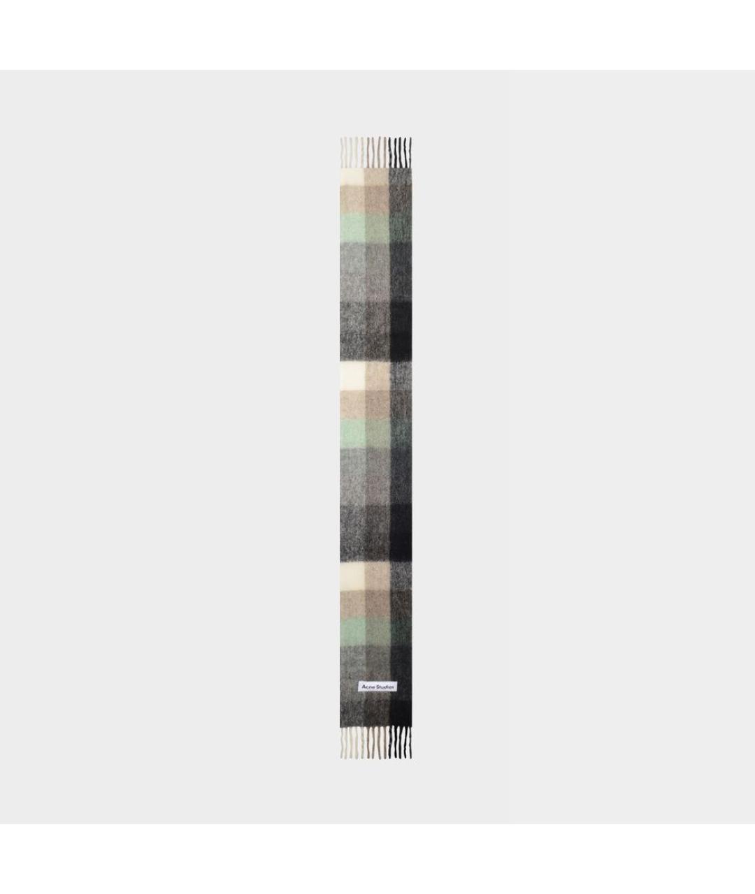 ACNE STUDIOS Мульти шерстяной шарф, фото 2