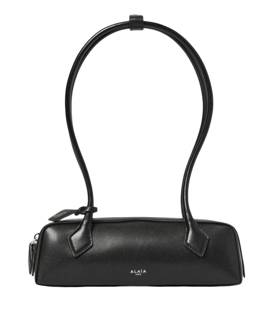 ALAIA Черная кожаная сумка через плечо, фото 1