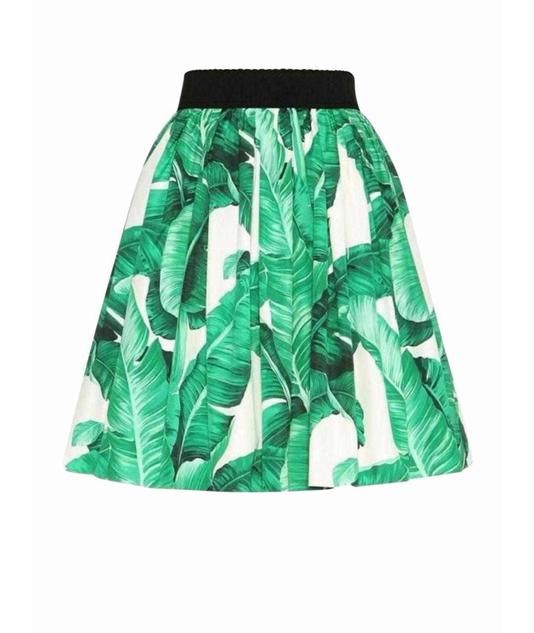 DOLCE&GABBANA Хлопковая юбка мини, фото 1