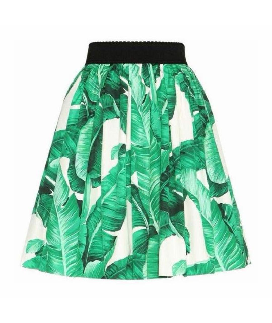 DOLCE&GABBANA Хлопковая юбка мини, фото 9