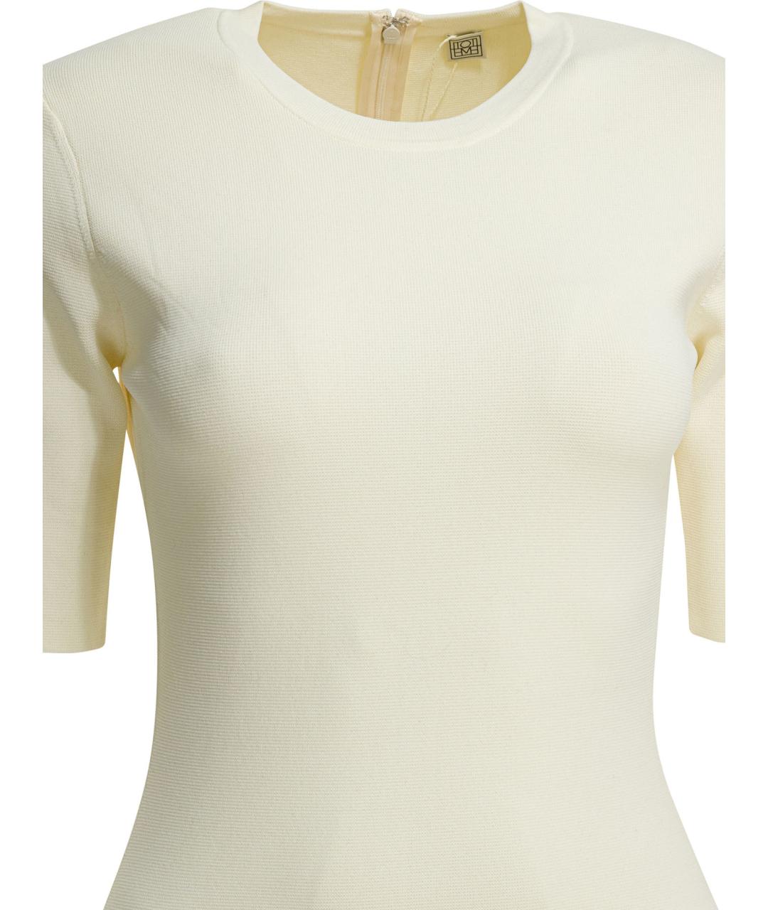 TOTEME Мульти вискозное повседневное платье, фото 3