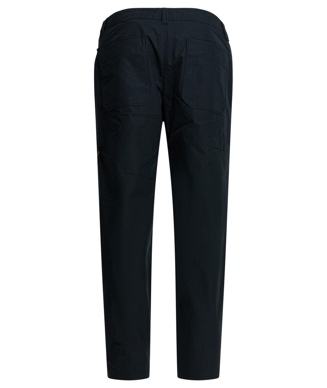 STONE ISLAND Темно-синие хлопковые повседневные брюки, фото 2