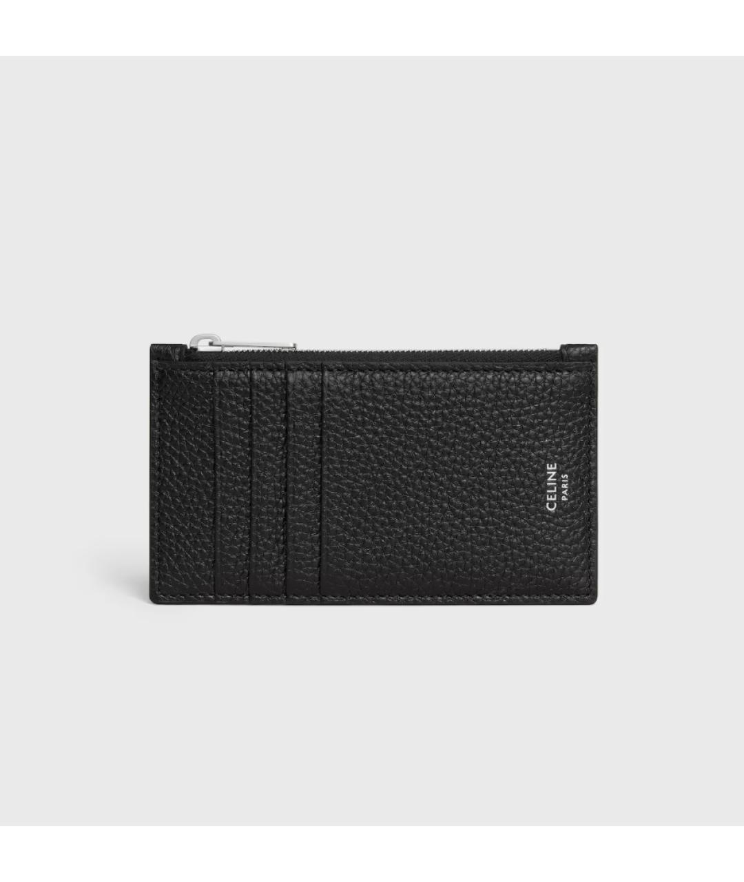 CELINE Черный кожаный кардхолдер, фото 5