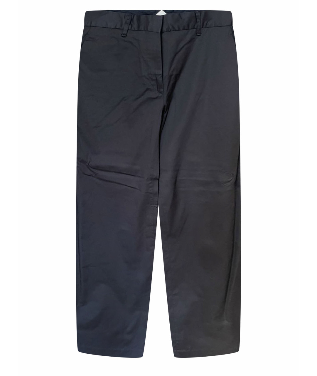 GIANFRANCO FERRE Черные хлопковые прямые брюки, фото 1
