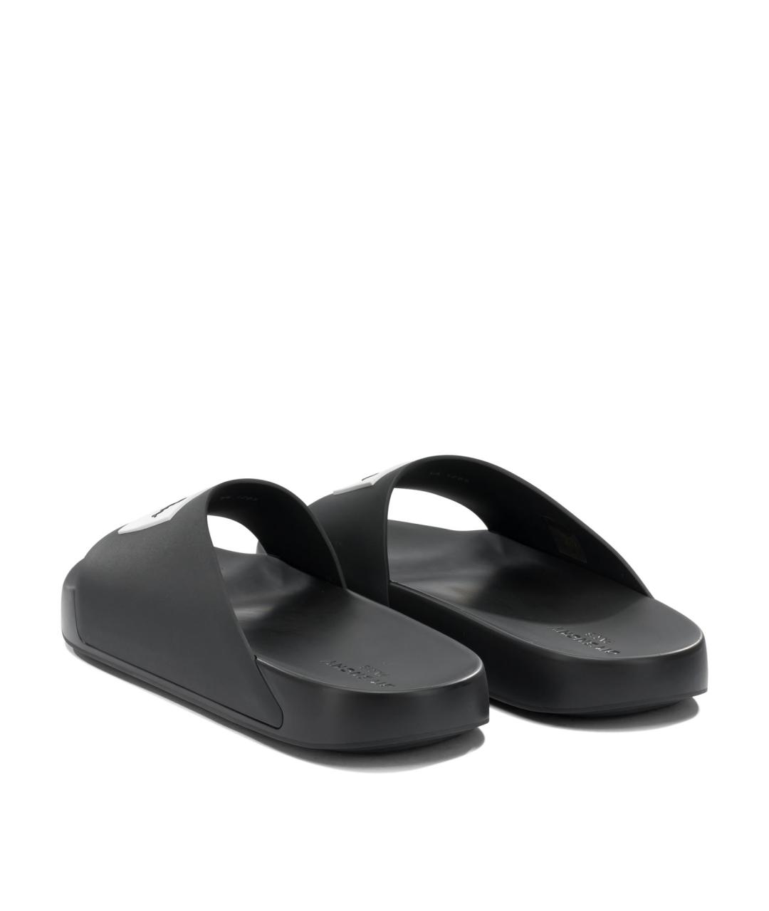 GIVENCHY Черные резиновые шлепанцы, фото 4