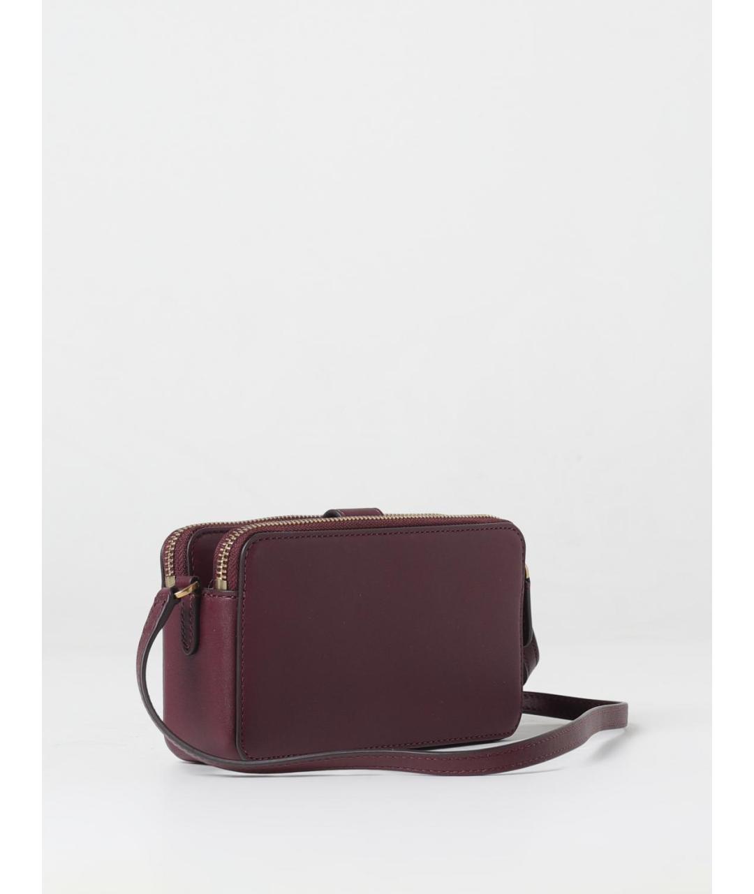 RALPH LAUREN Бордовая сумка через плечо, фото 2