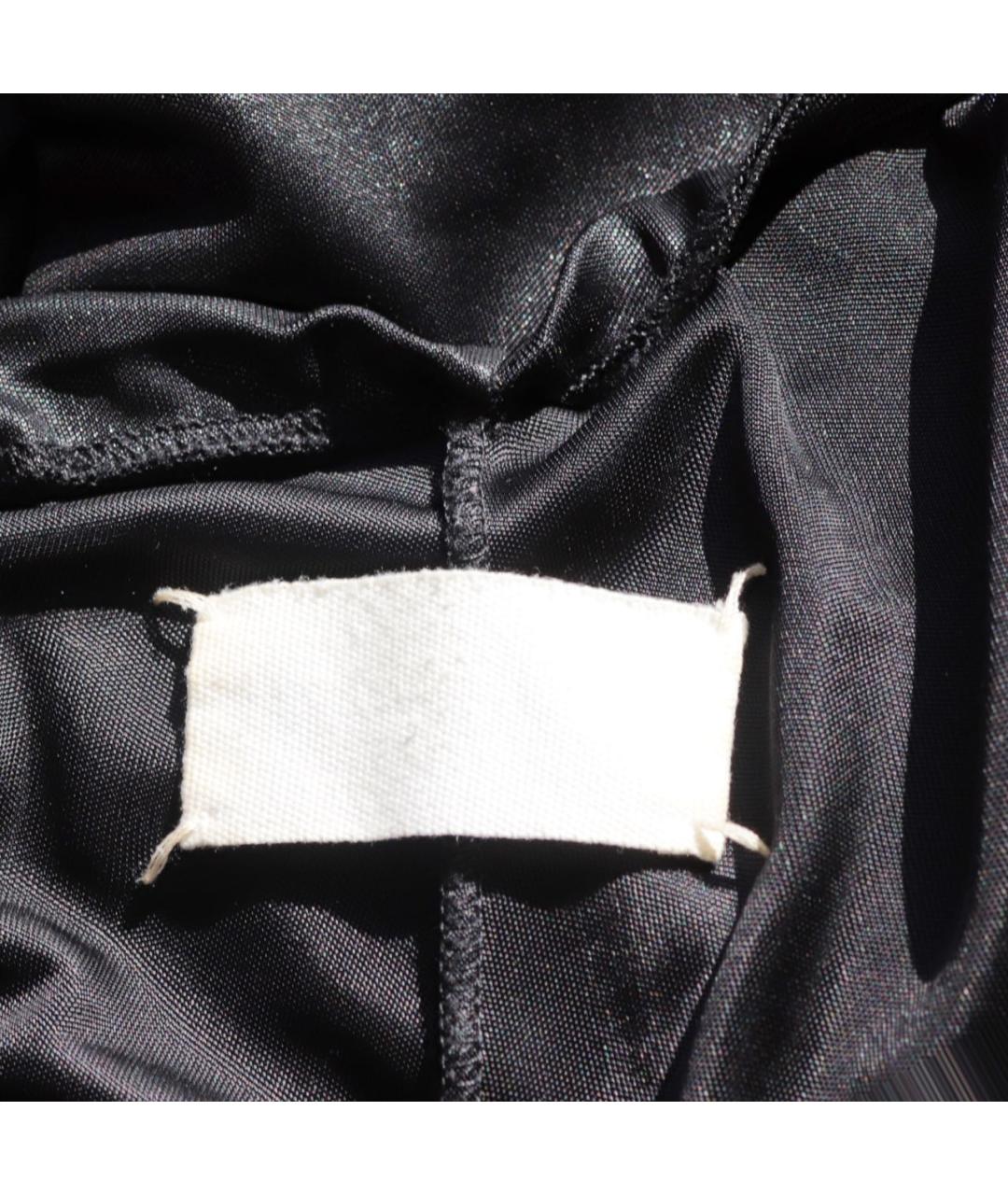 MAISON MARGIELA Черные вискозные леггинсы и велосипедки, фото 3