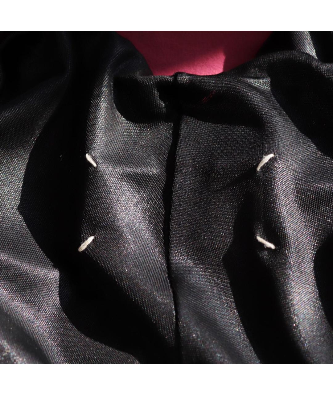 MAISON MARGIELA Черные вискозные леггинсы и велосипедки, фото 7