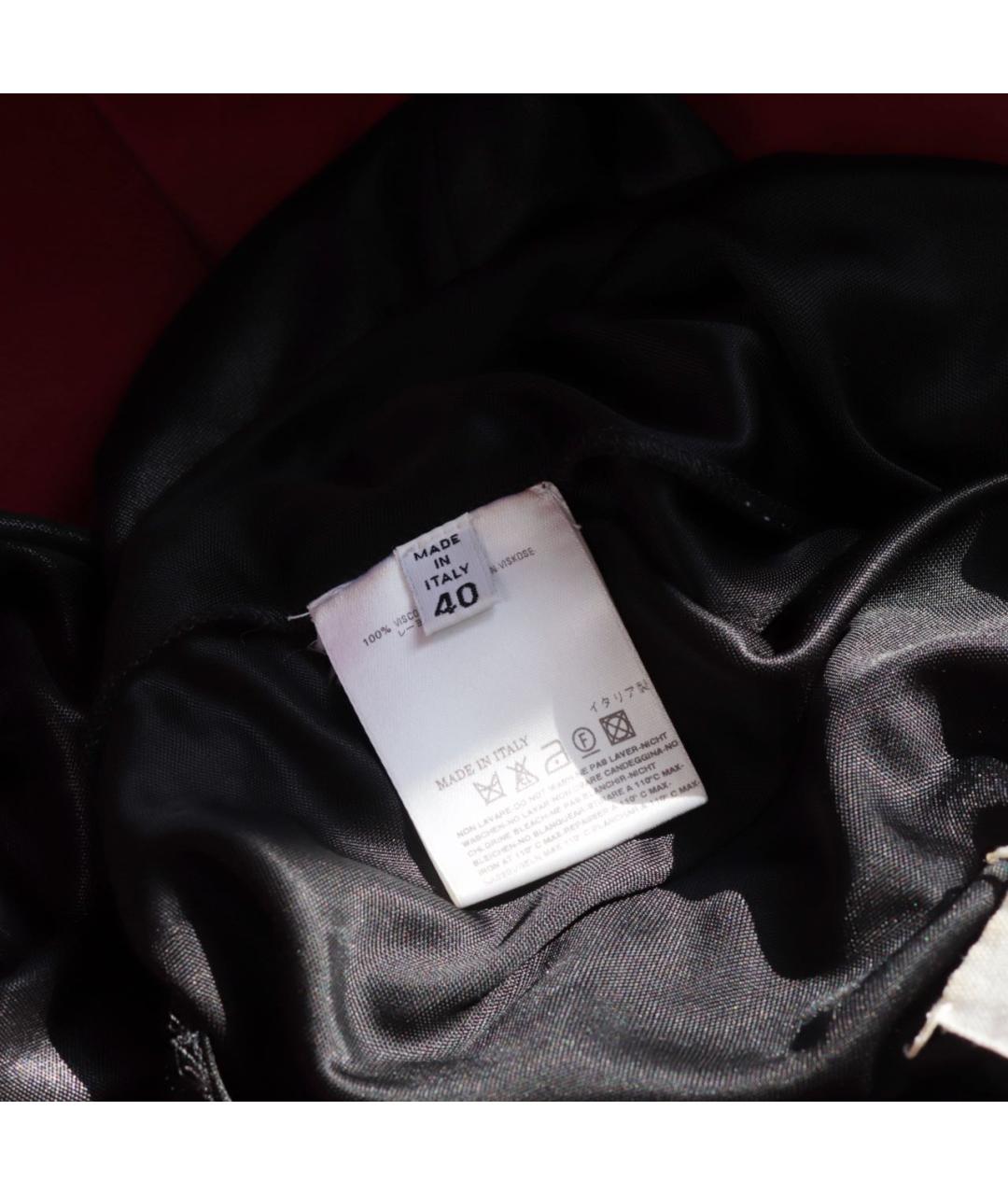 MAISON MARGIELA Черные вискозные леггинсы и велосипедки, фото 4