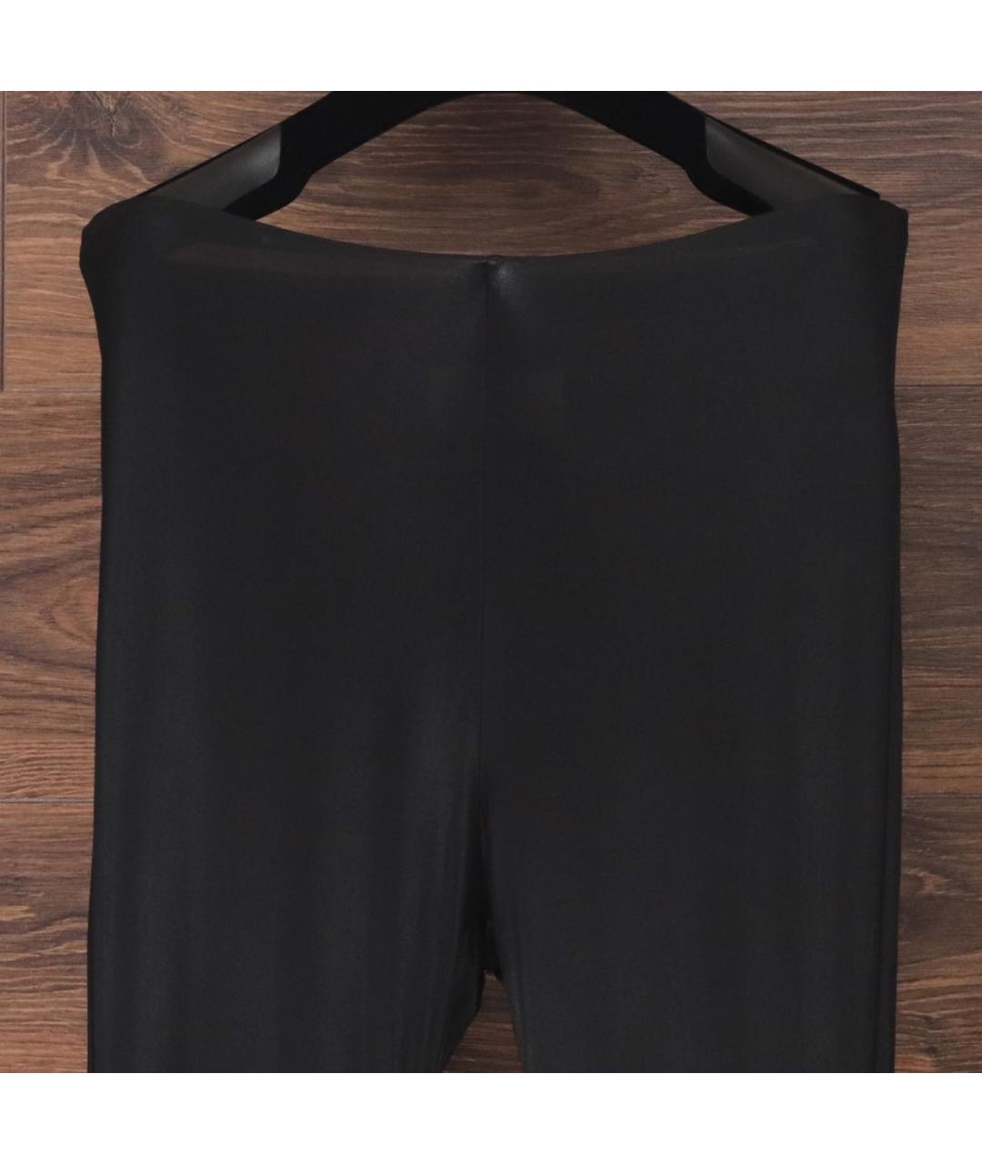 MAISON MARGIELA Черные вискозные леггинсы и велосипедки, фото 5