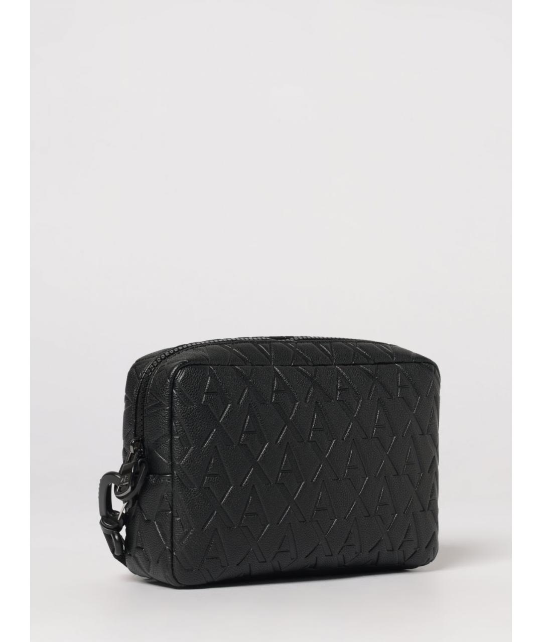 ARMANI EXCHANGE Черная барсетка из искусственной кожи, фото 2