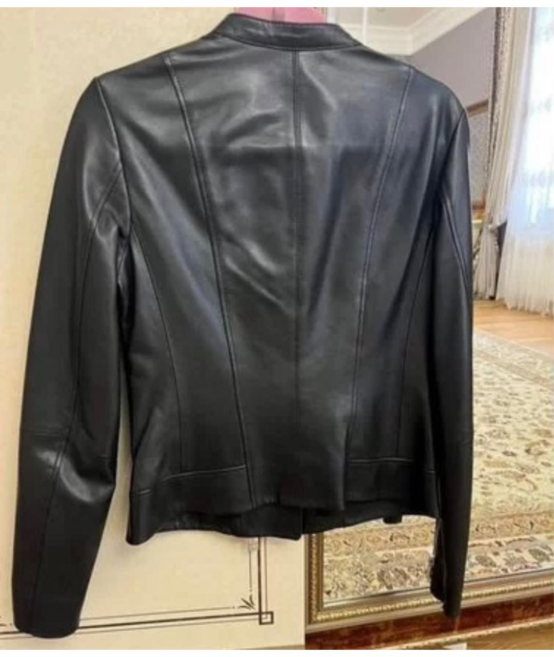 MARC JACOBS Черная кожаная куртка, фото 2